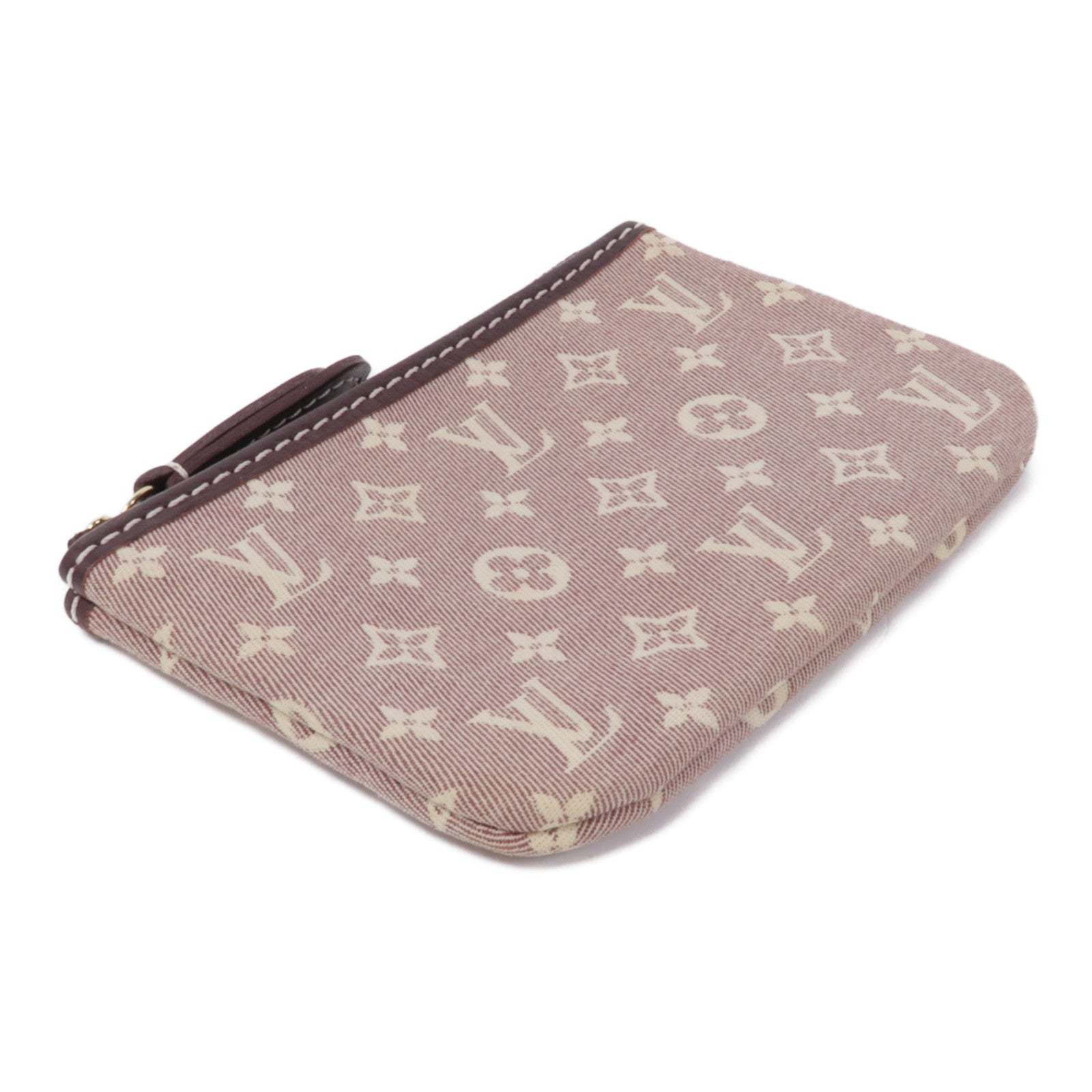 LOUIS VUITTON Monogram Idylle Pochette Cles Coin Case金扣零錢包