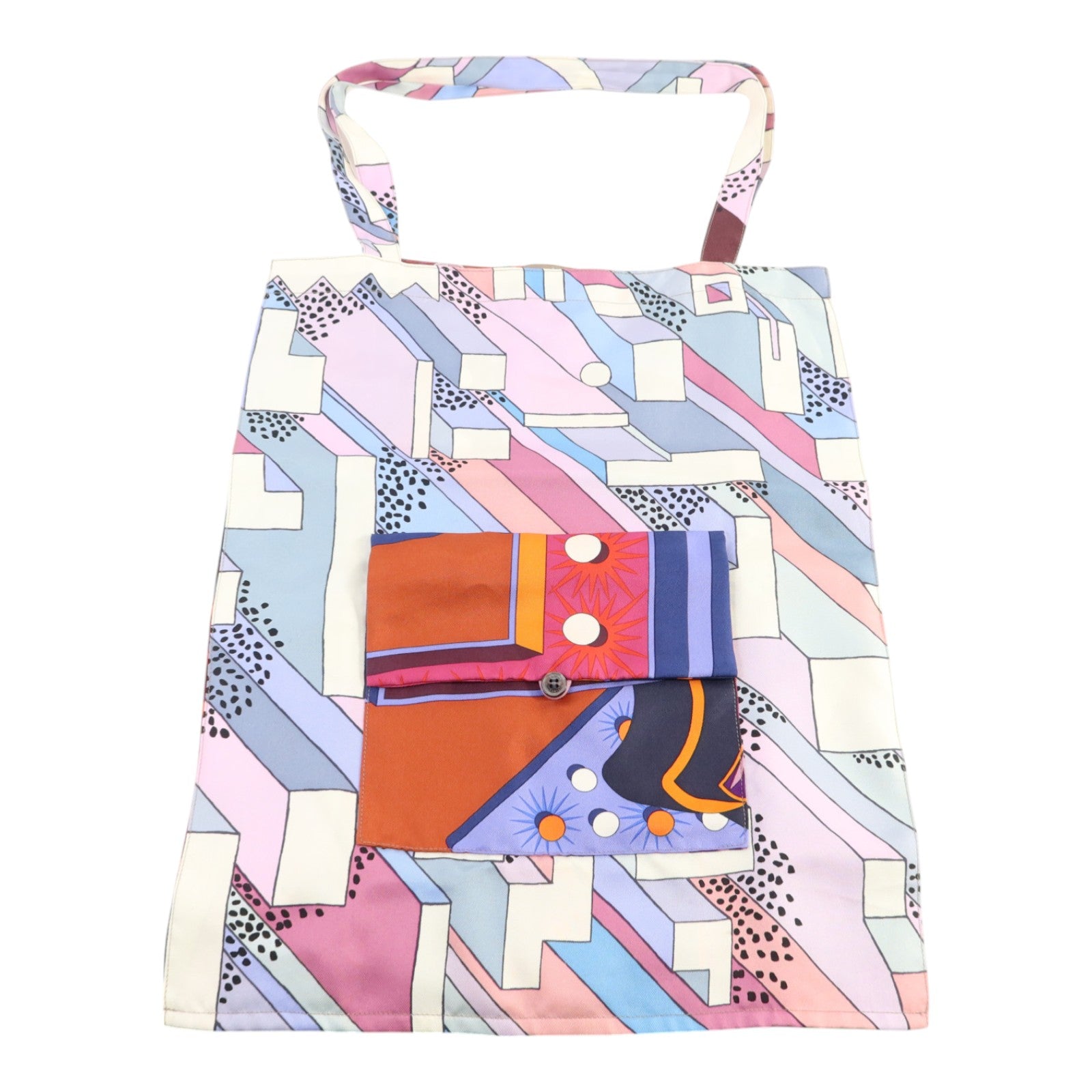 HERMES 絲質Petit H Limited肩背袋