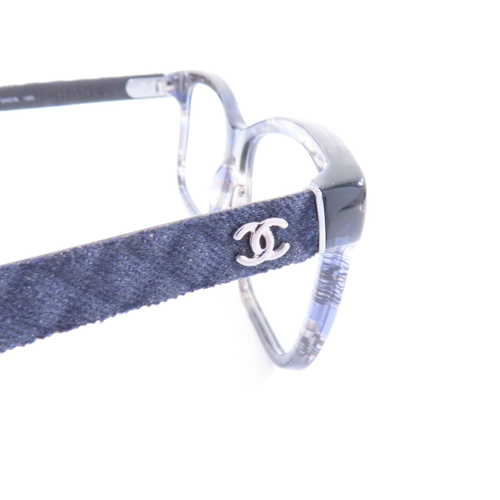 CHANEL PVC Glasses眼鏡黑色/藍色