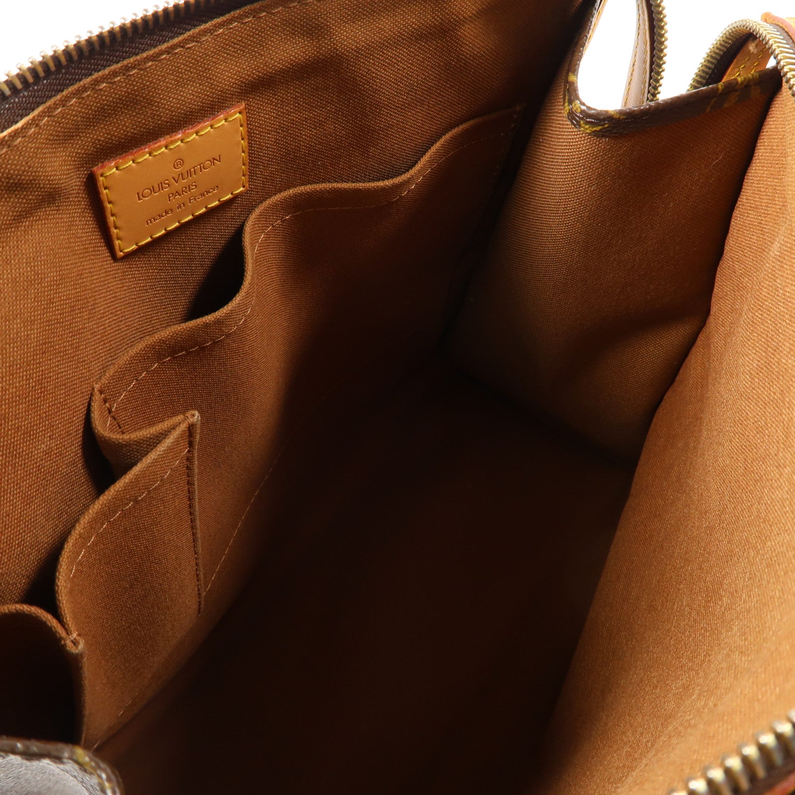 LOUIS VUITTON Monogram Popincourt金扣手挽袋啡色