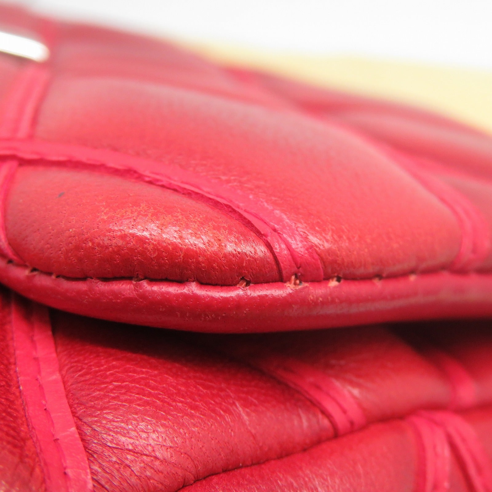 LOUIS VUITTON **【清倉大減價】Malletage Go-14 PM銀扣鏈帶肩背袋紅色