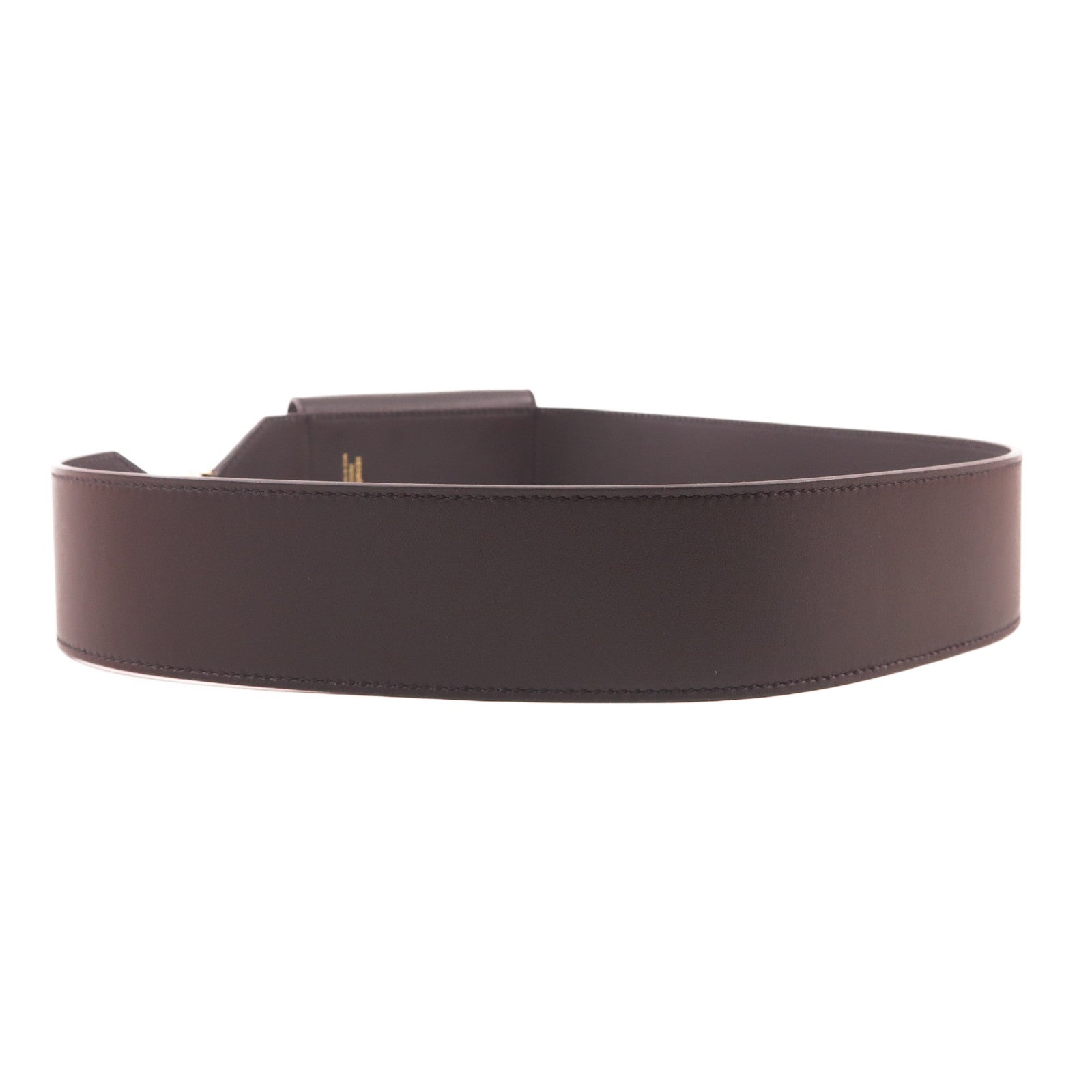 HERMES Swift皮革/Epsom皮革Kelly Pocket Bag Strap金扣肩帶Noir