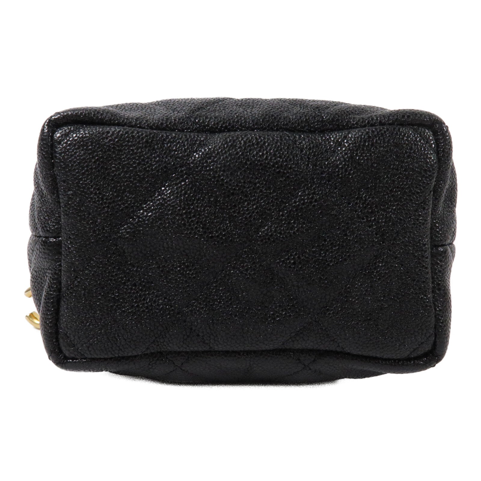 CHANEL 牛皮皮革Mini Vanity Case鏈帶手挽肩背兩用袋