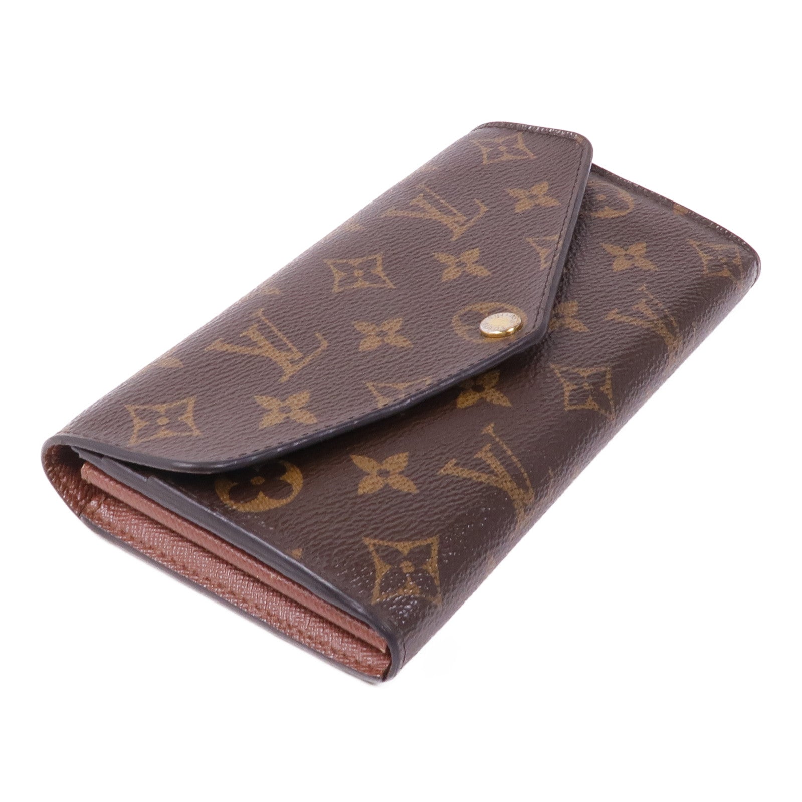 LOUIS VUITTON Monogram Long Wallet金扣長錢包