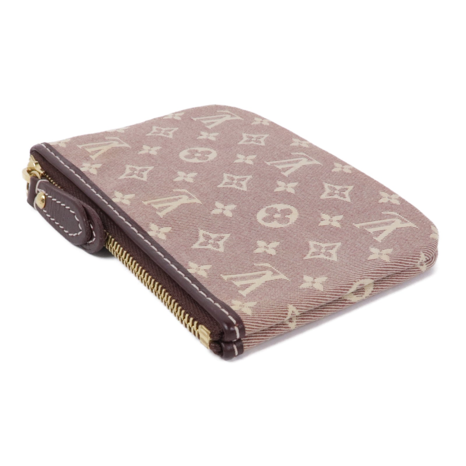 LOUIS VUITTON Monogram Idylle Pochette Cles Coin Case金扣零錢包