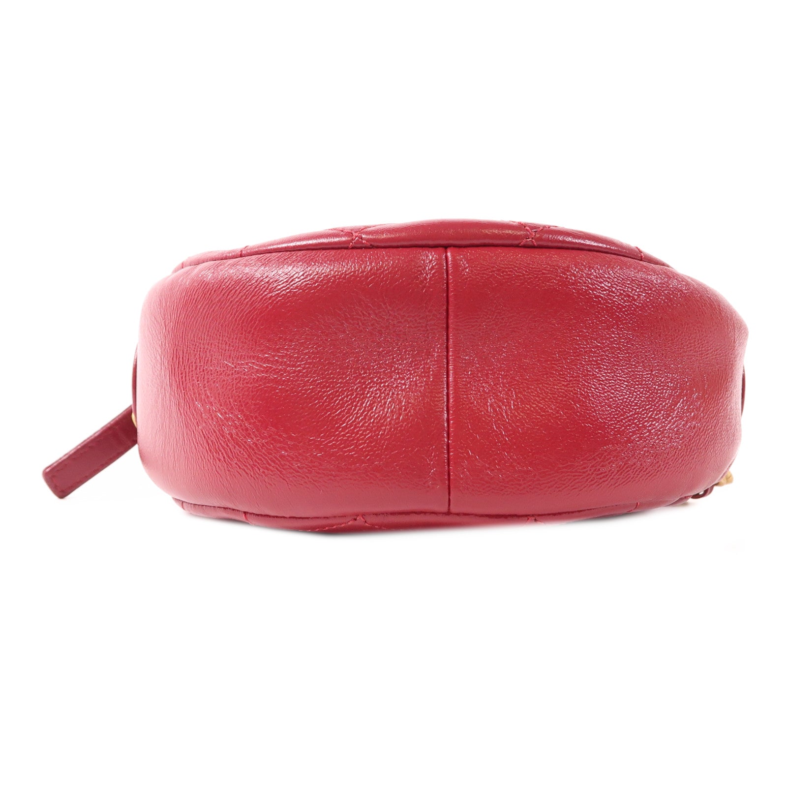 CHANEL 牛皮皮革Chain Shoulder金扣鏈帶肩背袋