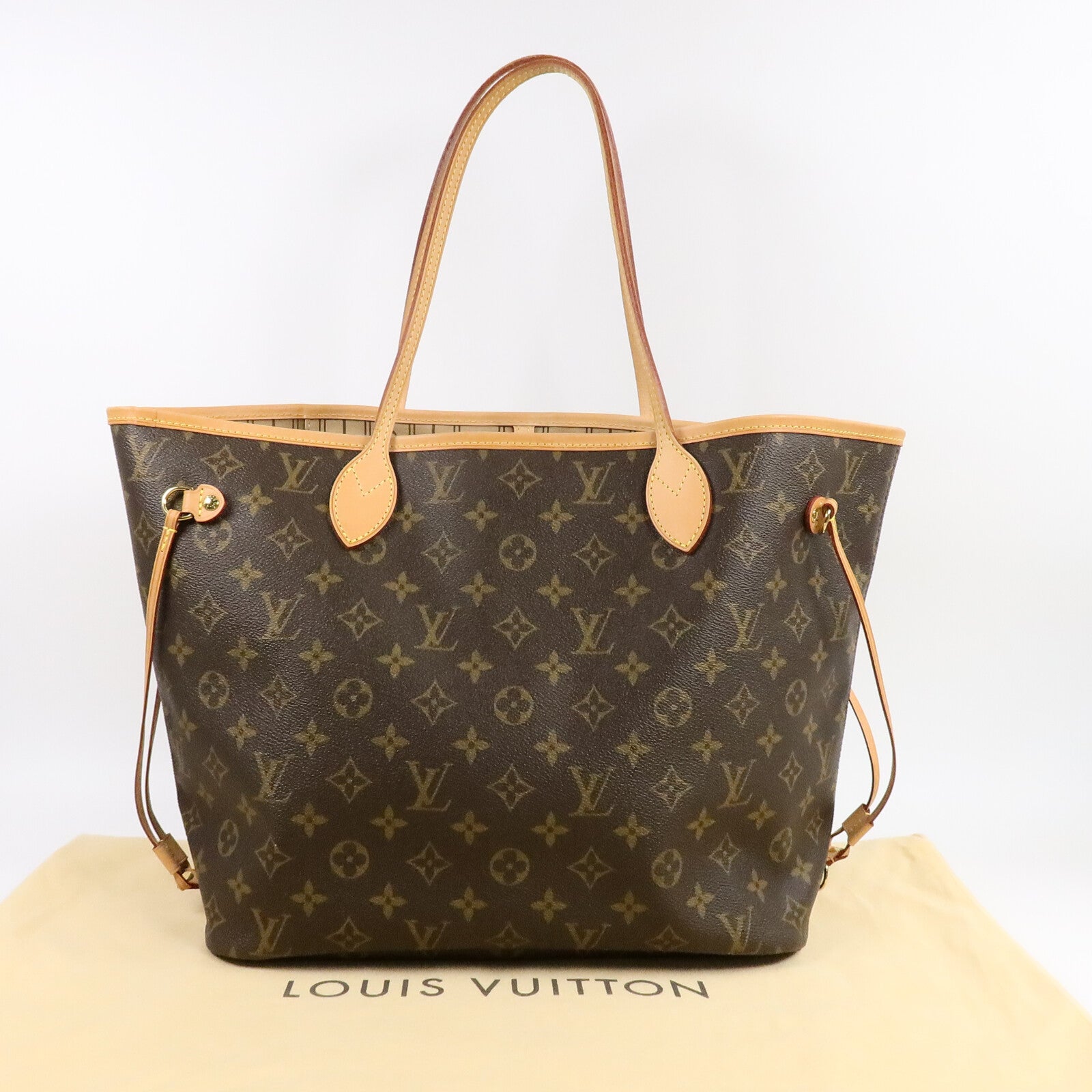 LOUIS VUITTON Monogram Neverfull MM手挽袋