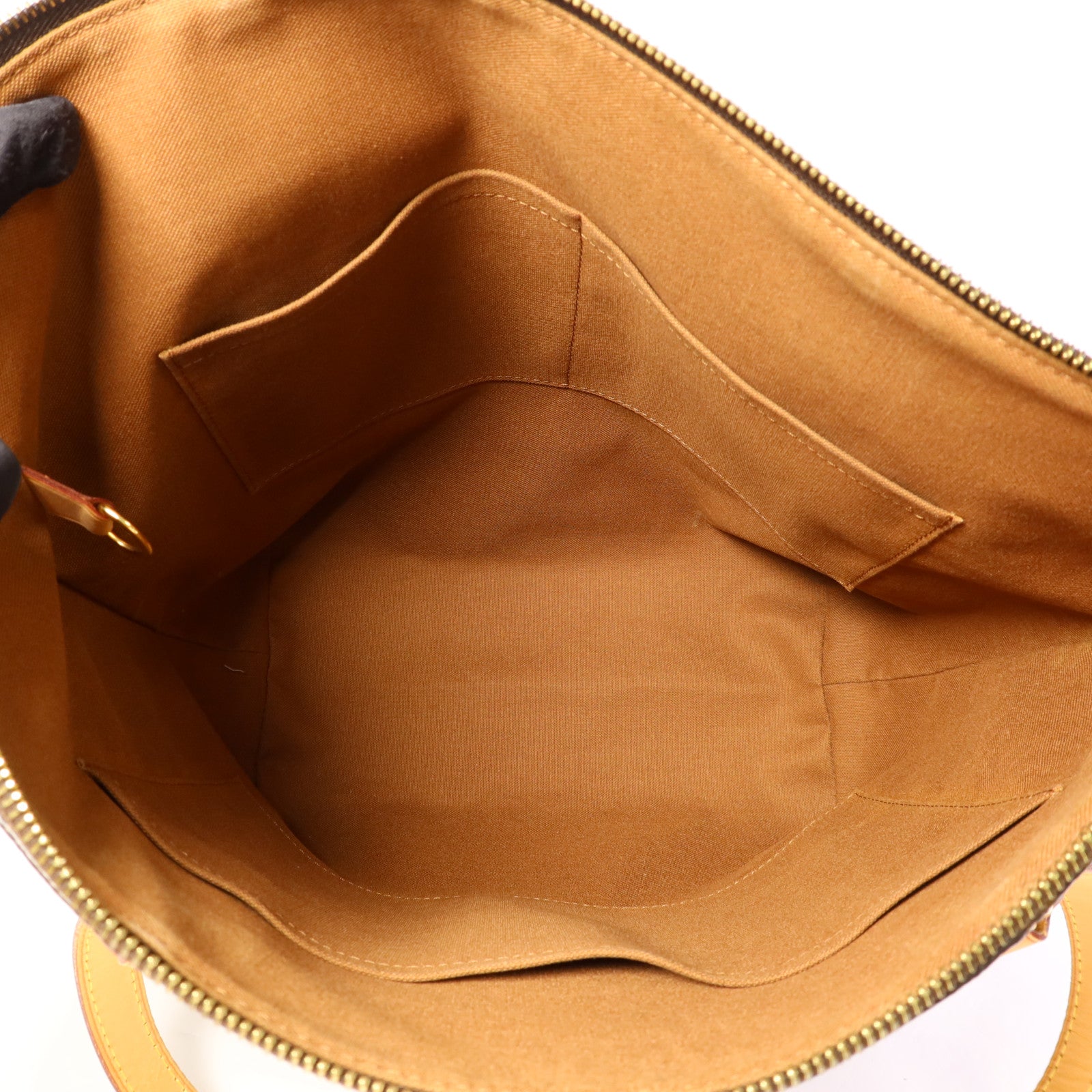 LOUIS VUITTON Monogram Totally MM金扣肩背袋棕色