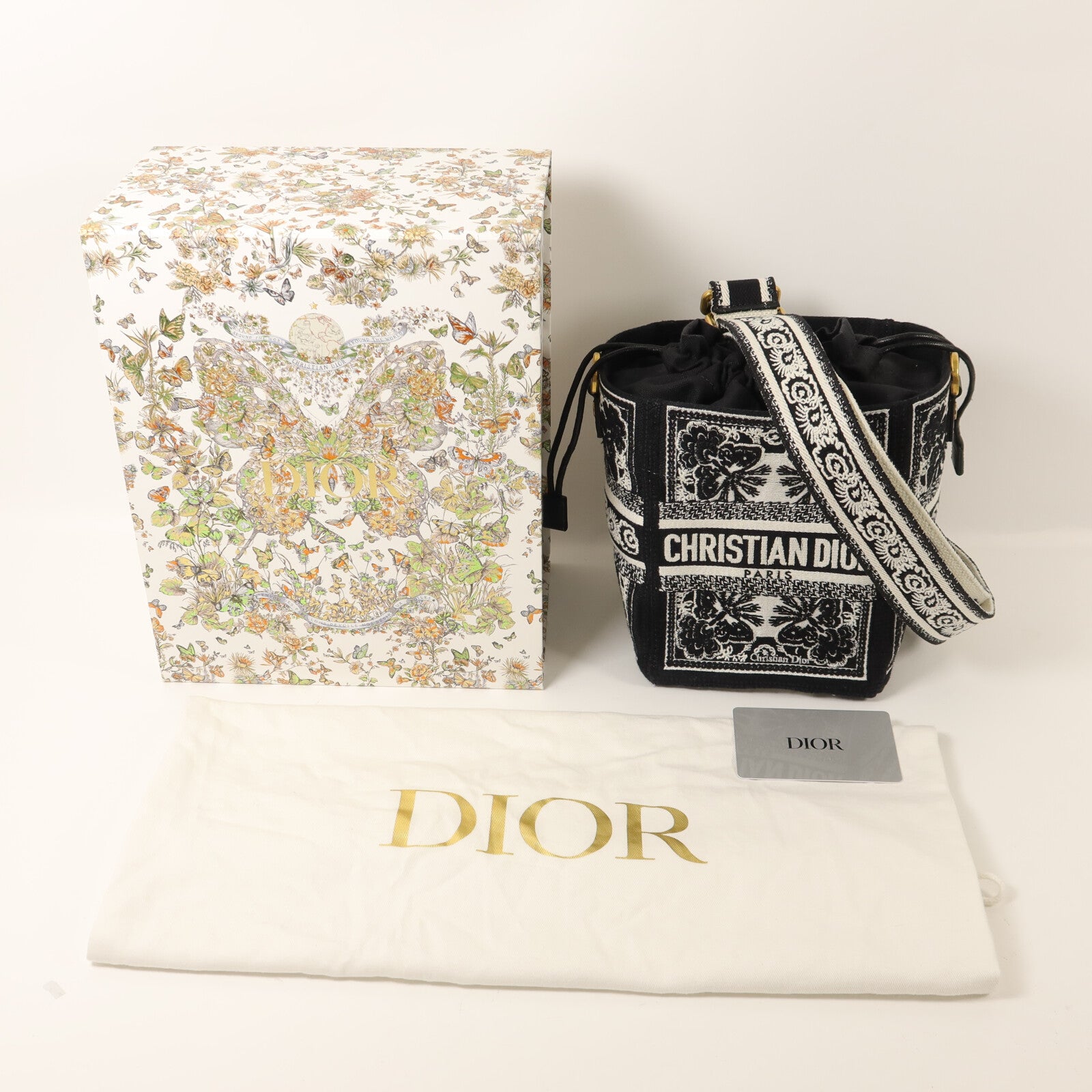 Dior 帆布Small D-Bubble Bucket Bag肩背袋
