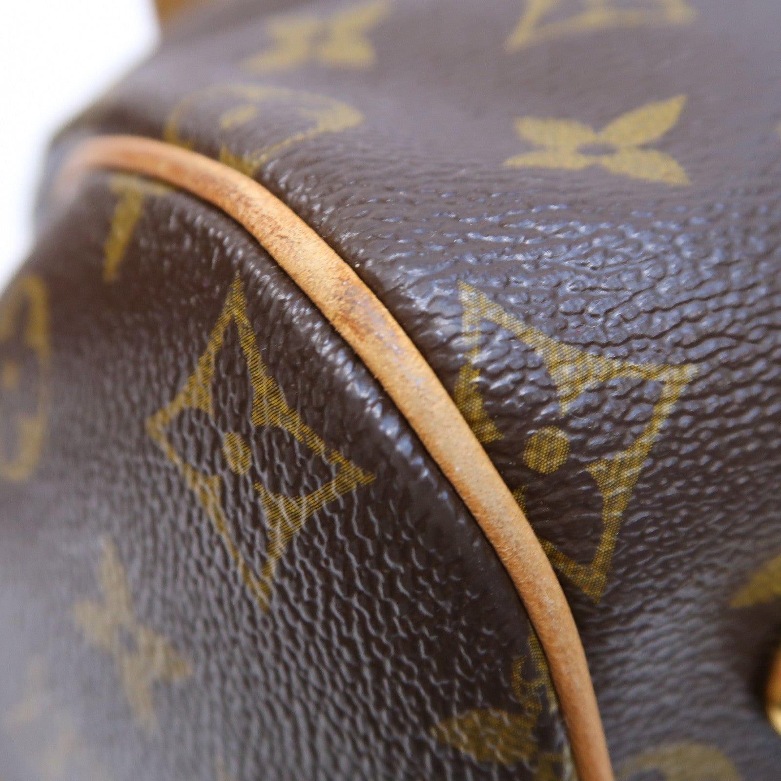 LOUIS VUITTON Monogram Tivoli GM金扣手挽袋啡色