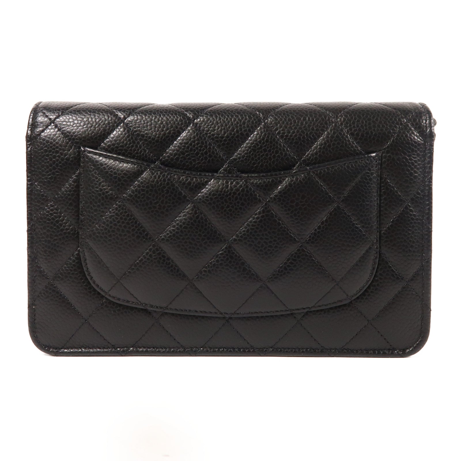 CHANEL 牛皮皮革WOC Wallet On Chain金扣鏈帶肩背袋