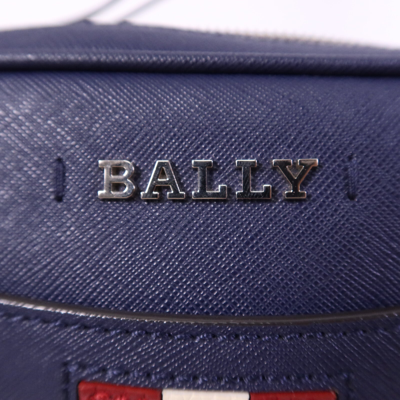 BALLY 牛皮皮革Shoulder Bag銀扣肩背袋