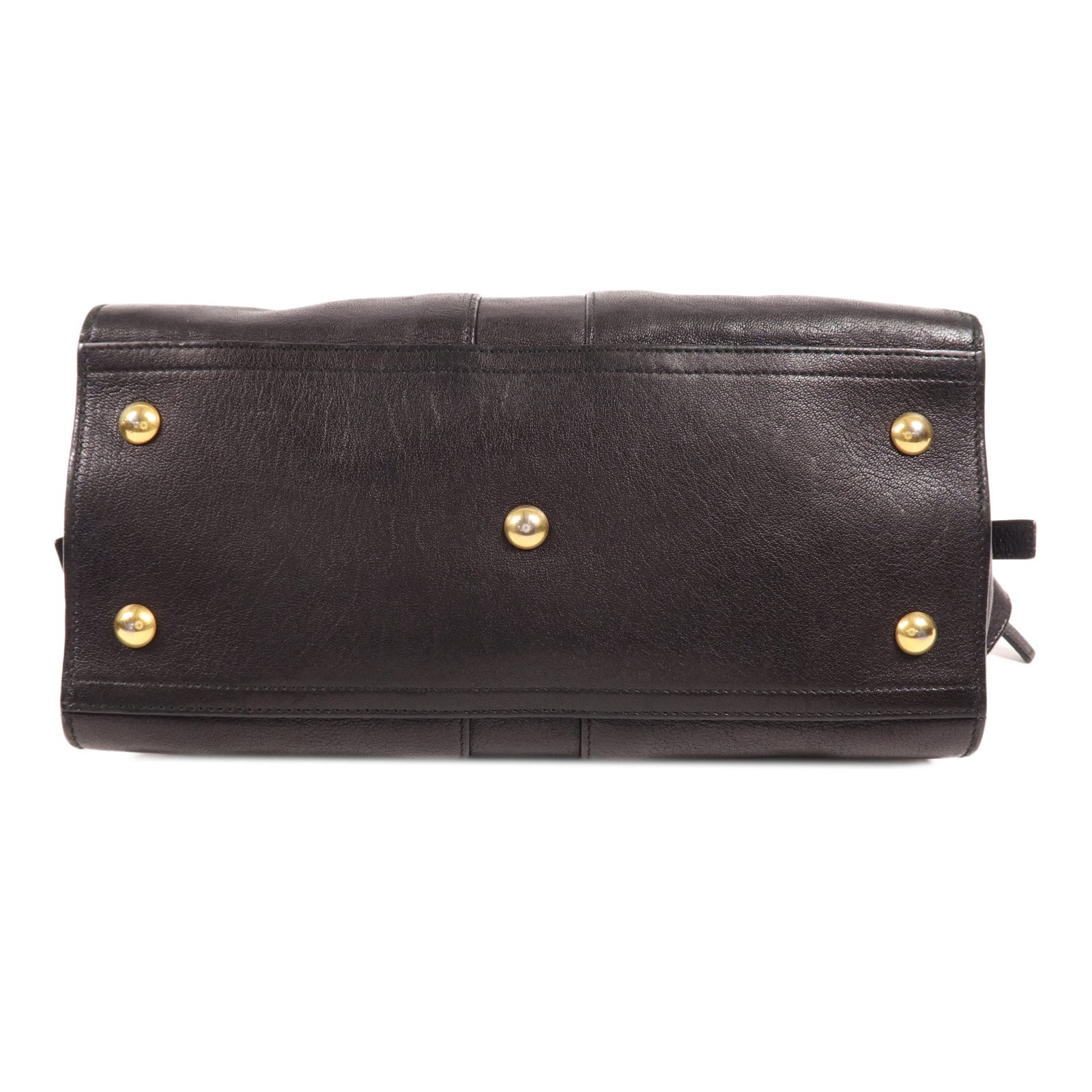 YVES SAINT LAURENT 牛皮皮革Cabas Chyc金扣手挽肩背兩用袋