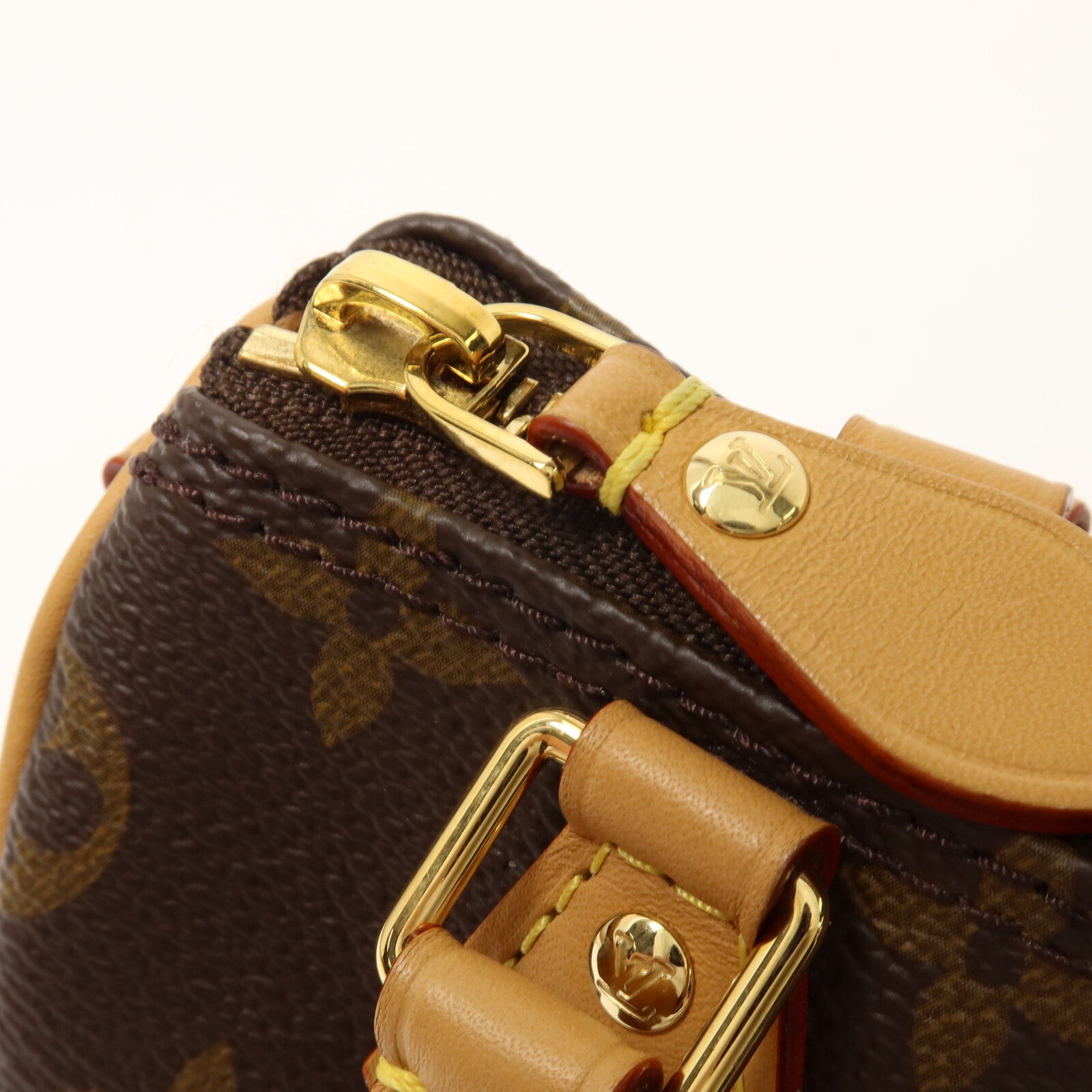 LOUIS VUITTON Monogram Nano Speedy手挽肩背兩用袋