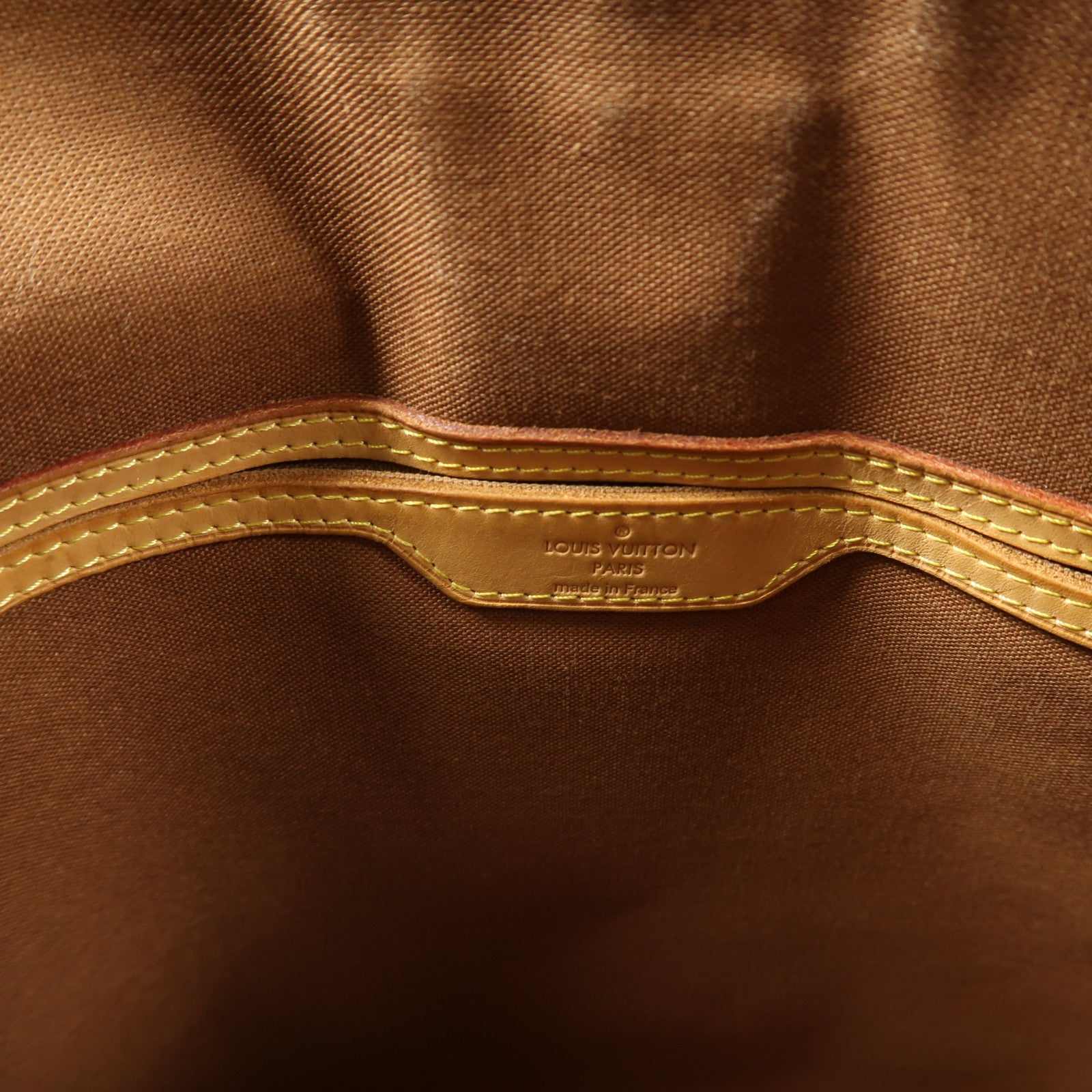 LOUIS VUITTON Monogram Palermo GM金扣手挽肩背兩用袋棕色