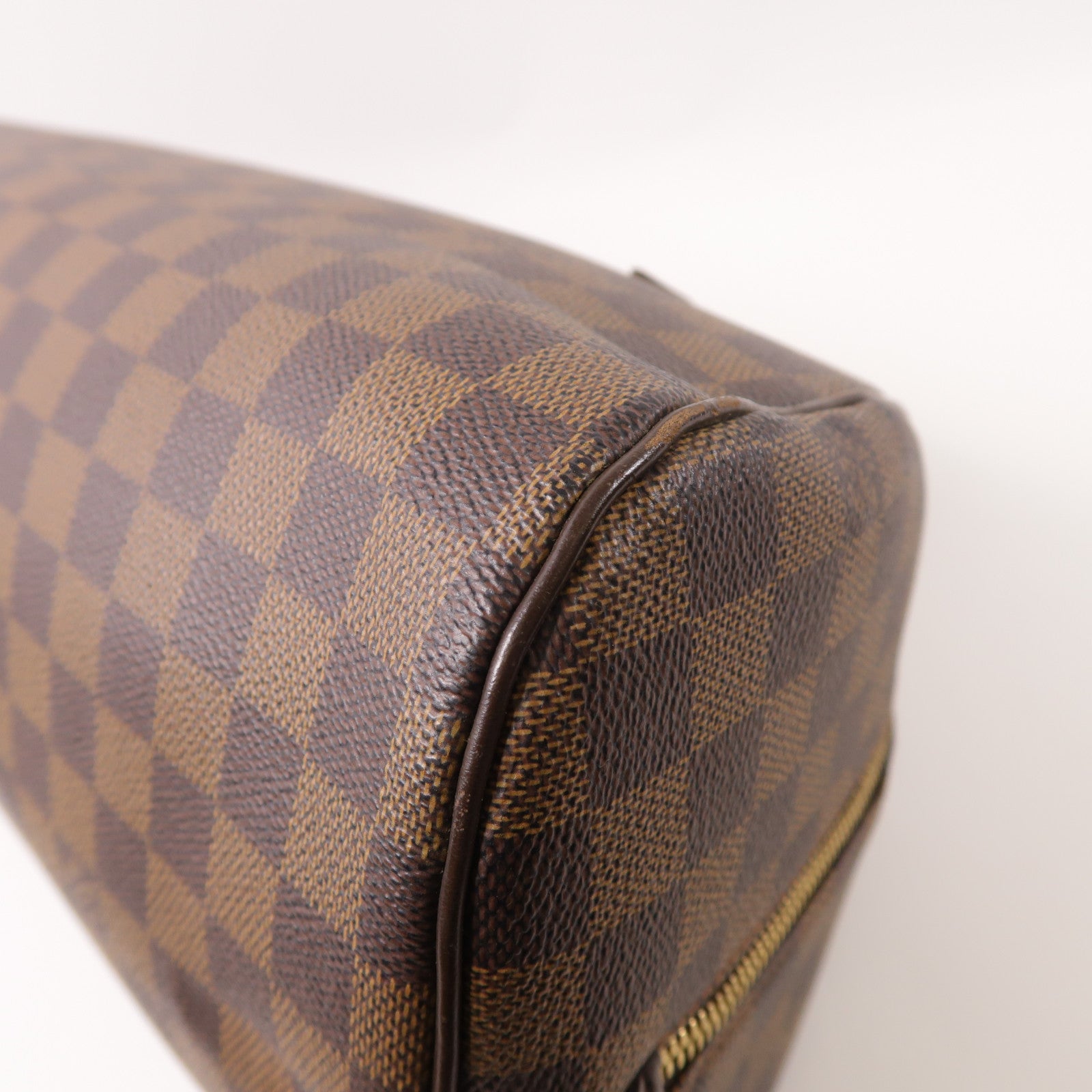 LOUIS VUITTON Damier Ribera金扣手挽袋
