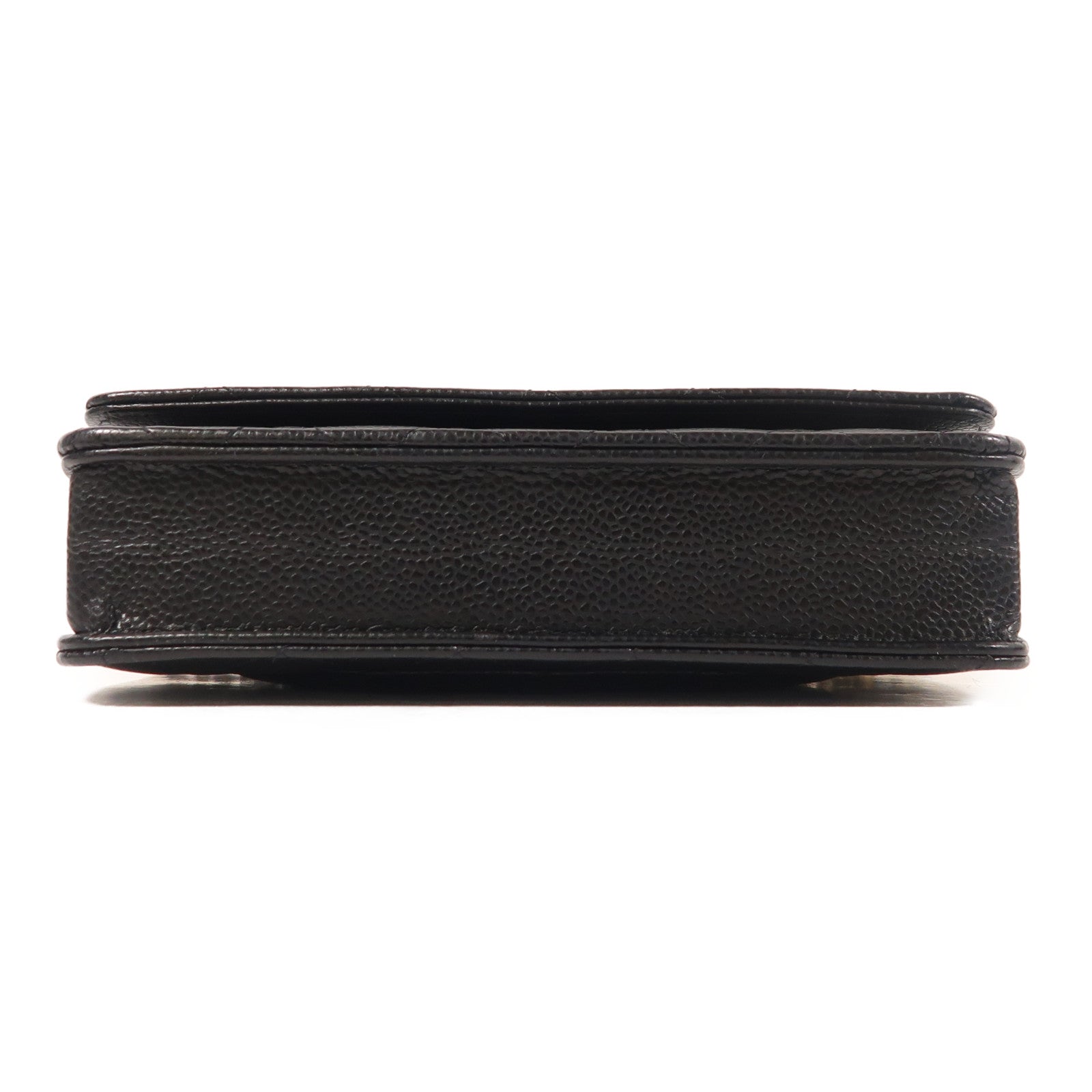 CHANEL 牛皮皮革WOC Wallet On Chain金扣鏈帶肩背袋