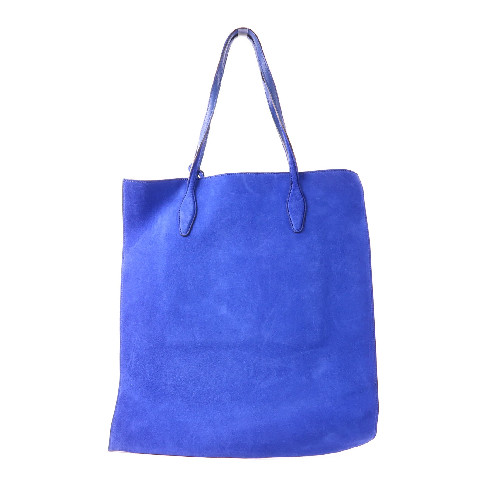 TOD'S 麂皮皮革Tote Bag銀扣肩背袋