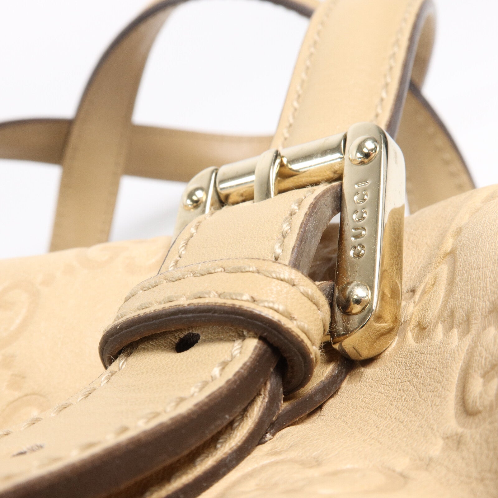 GUCCI 牛皮皮革Britt波士頓包
