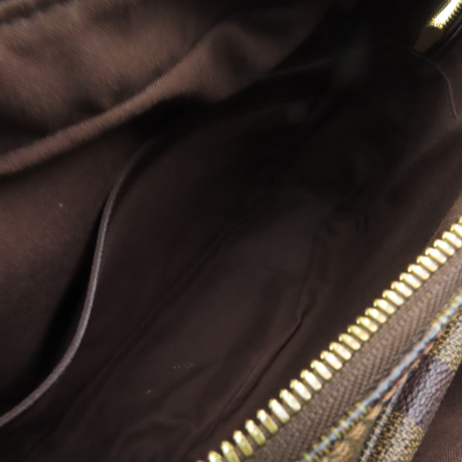 LOUIS VUITTON 【激減優惠】Damier Naviglio金扣肩背袋啡色