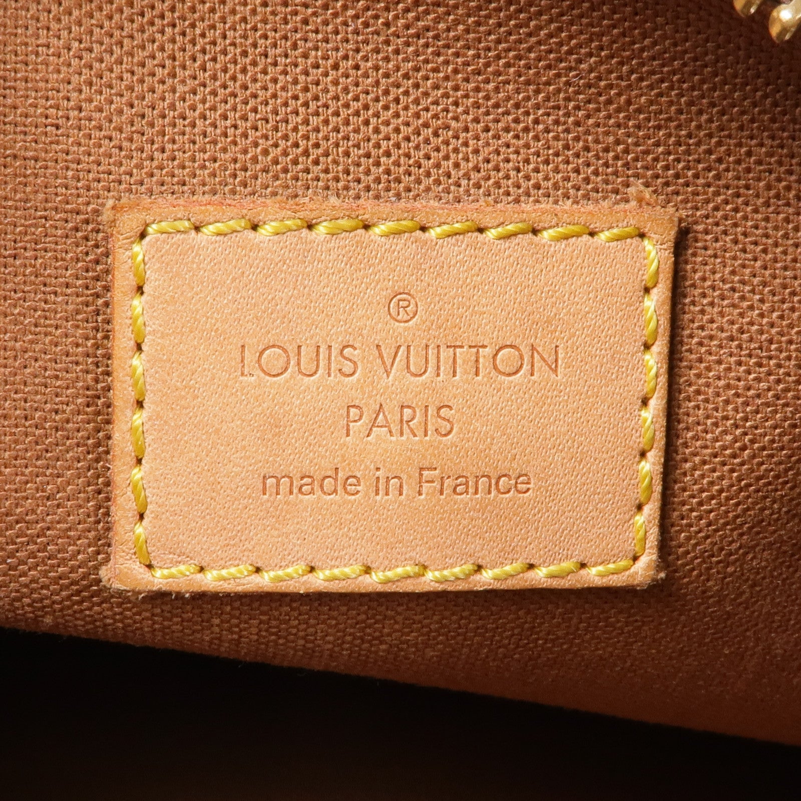 LOUIS VUITTON Monogram Pochette Bosphore金扣肩背袋棕色