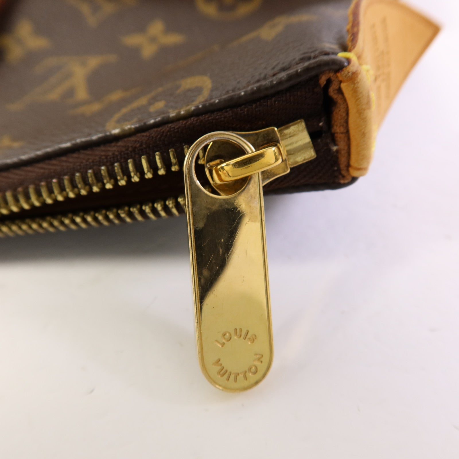 LOUIS VUITTON Monogram Totally MM金扣肩背袋棕色