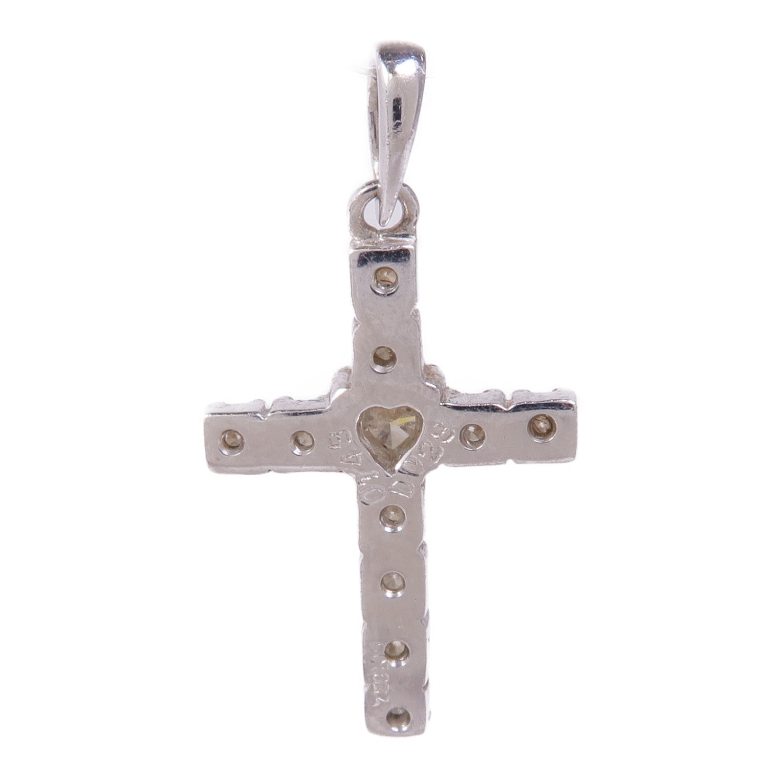 JEWELRY Diamond Pendant Top 18K White Gold