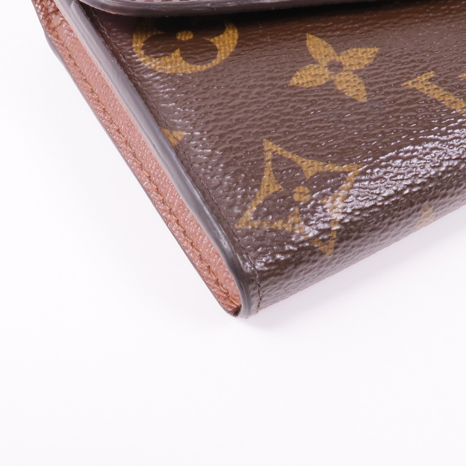 LOUIS VUITTON Monogram Long Wallet金扣長錢包