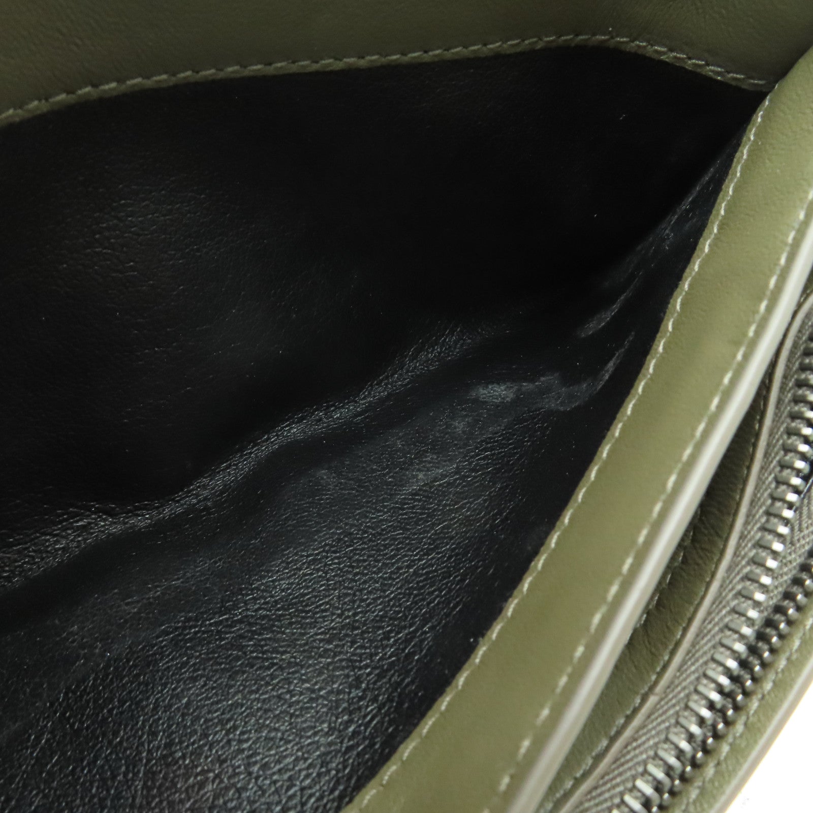 BOTTEGA VENETA 織紋皮革Wallet On Chain鏈帶肩背袋啡色
