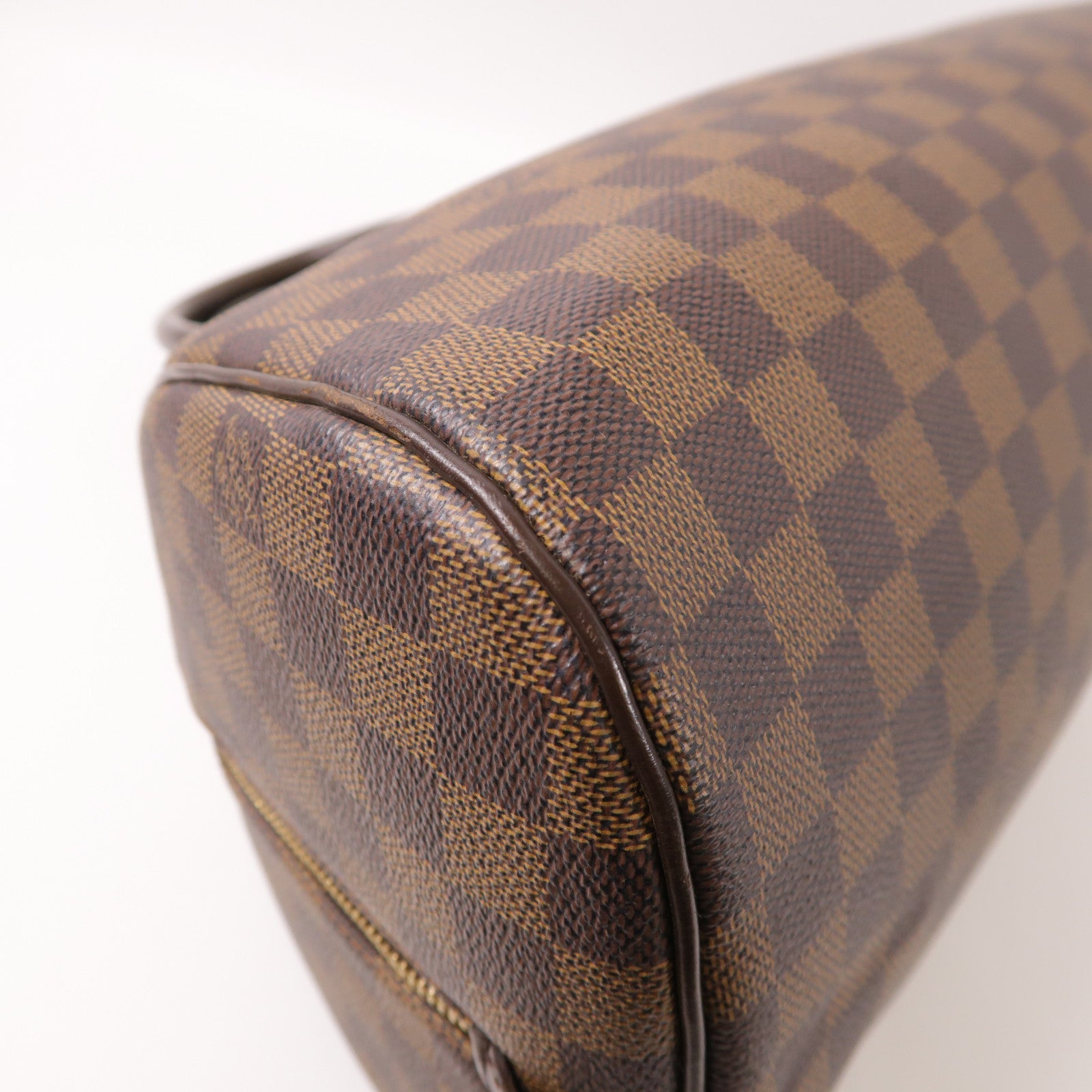 LOUIS VUITTON Damier Ribera金扣手挽袋