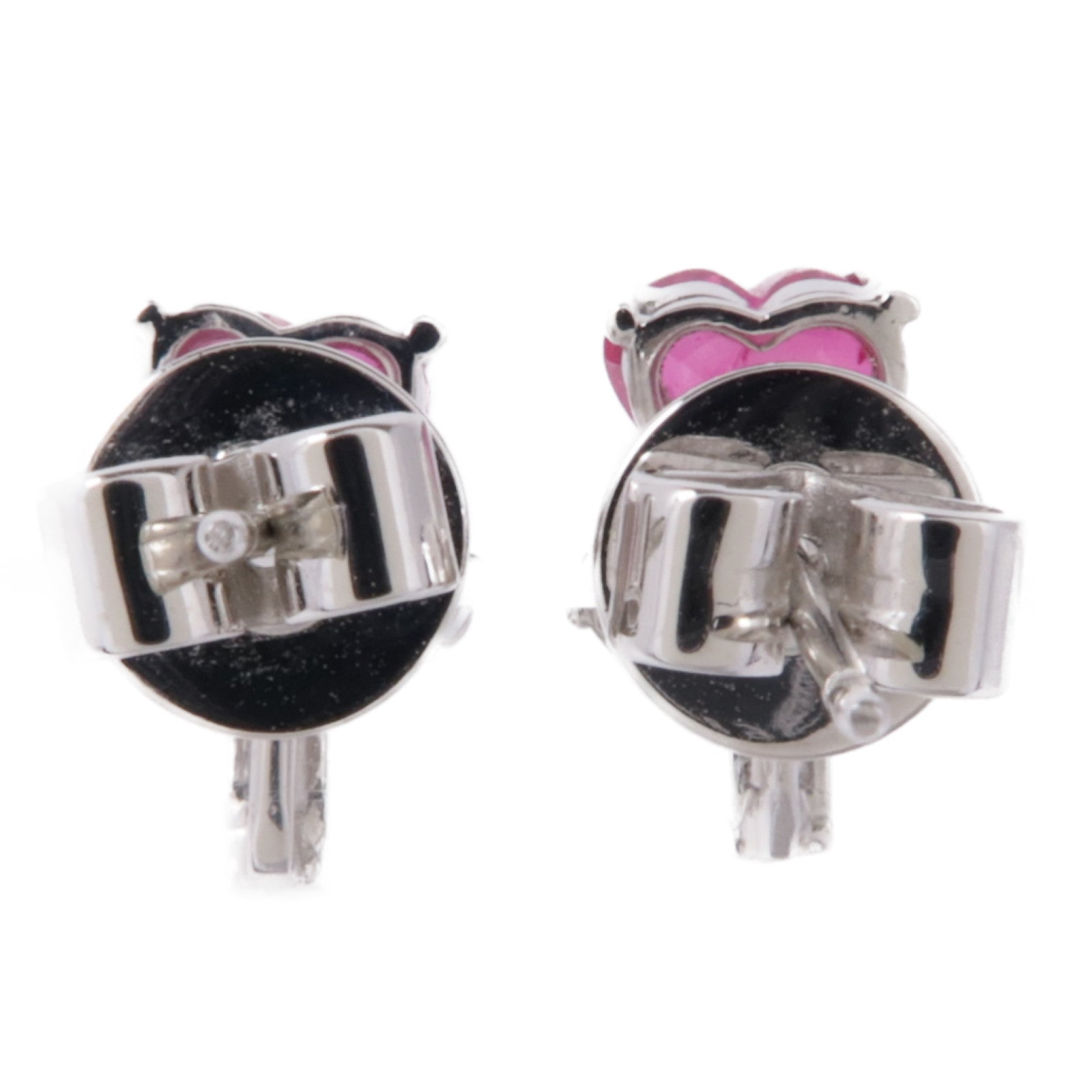 JEWELRY 18K白金Ruby/Diamond Earrings紅寶石/鑽石耳環