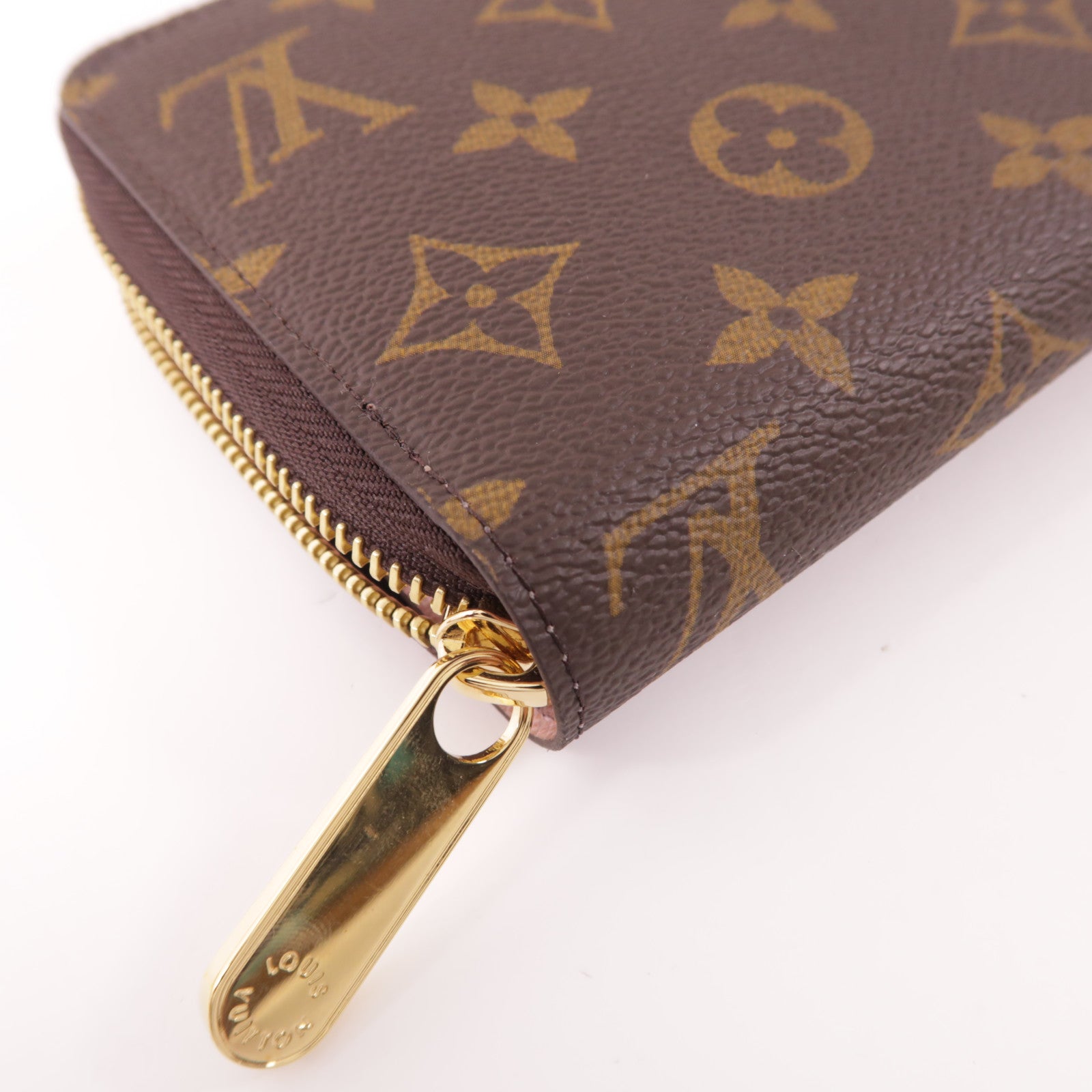 LOUIS VUITTON Monogram Zipper Long Wallet金扣長錢包