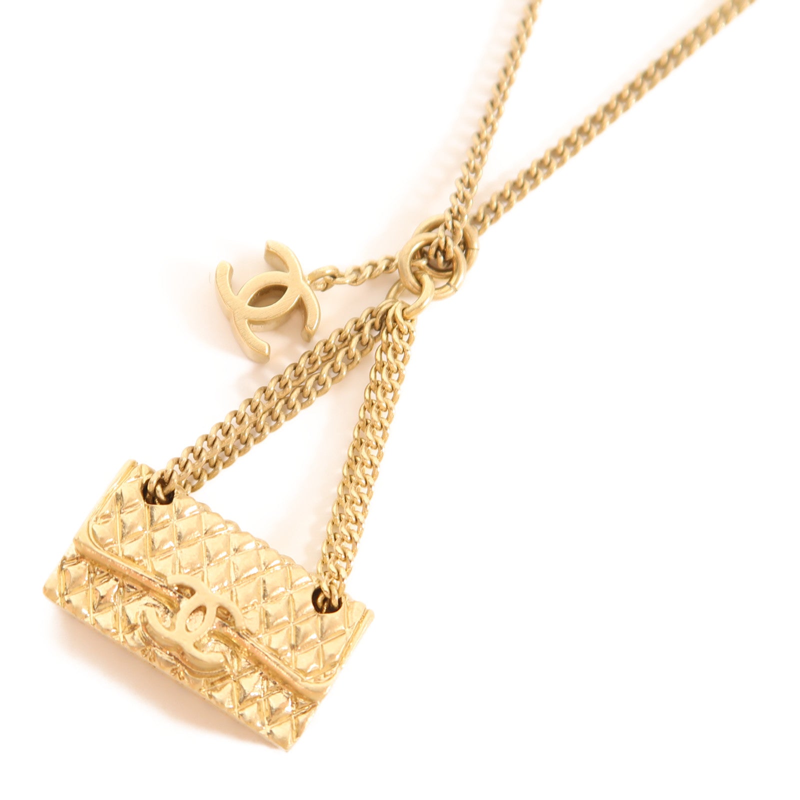 CHANEL 金屬Necklace項鍊金色