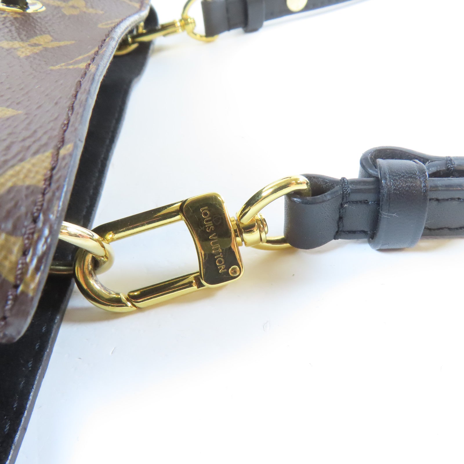LOUIS VUITTON Monogram NeoNoe MM金扣肩背袋啡色