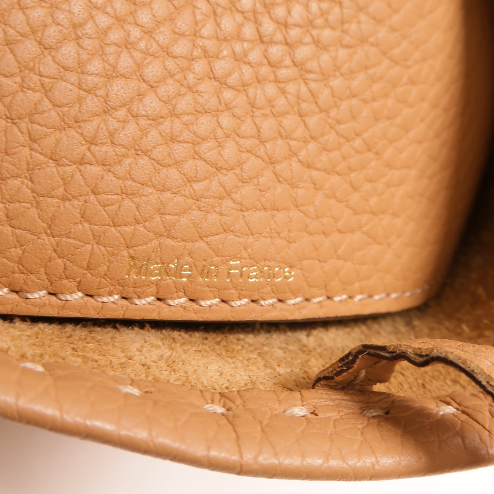 Delvaux 牛皮皮革Pin Mini Bucket手挽肩背兩用袋