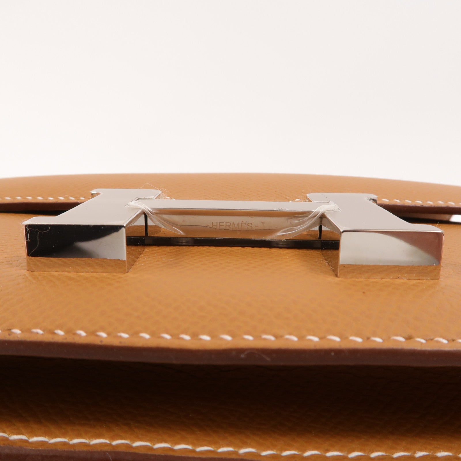 HERMES Epsom皮革Constance Mini肩背袋Gold