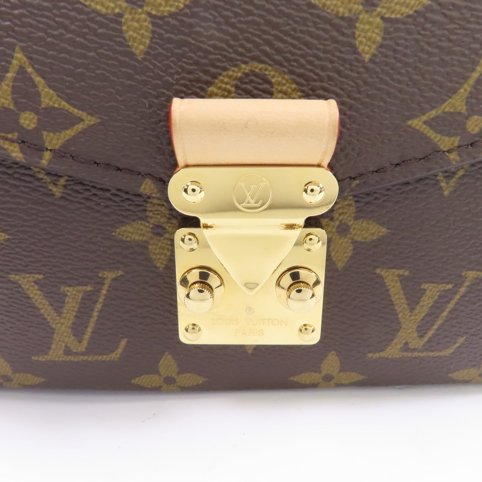 LOUIS VUITTON Monogram Pochette Metis East West金扣手挽肩背兩用袋啡色