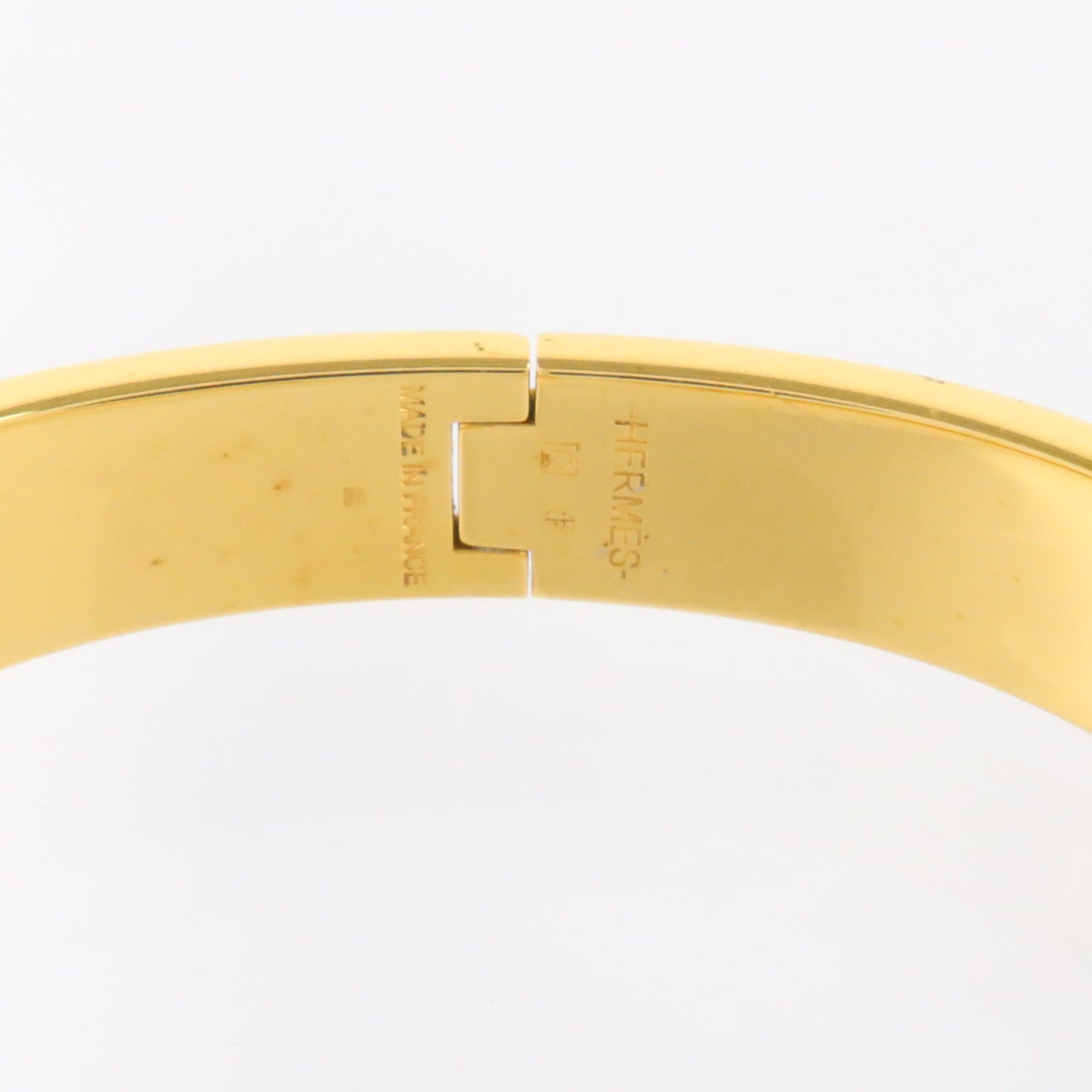HERMES 金屬/琺瑯Clic H Bracelet金扣手鏈