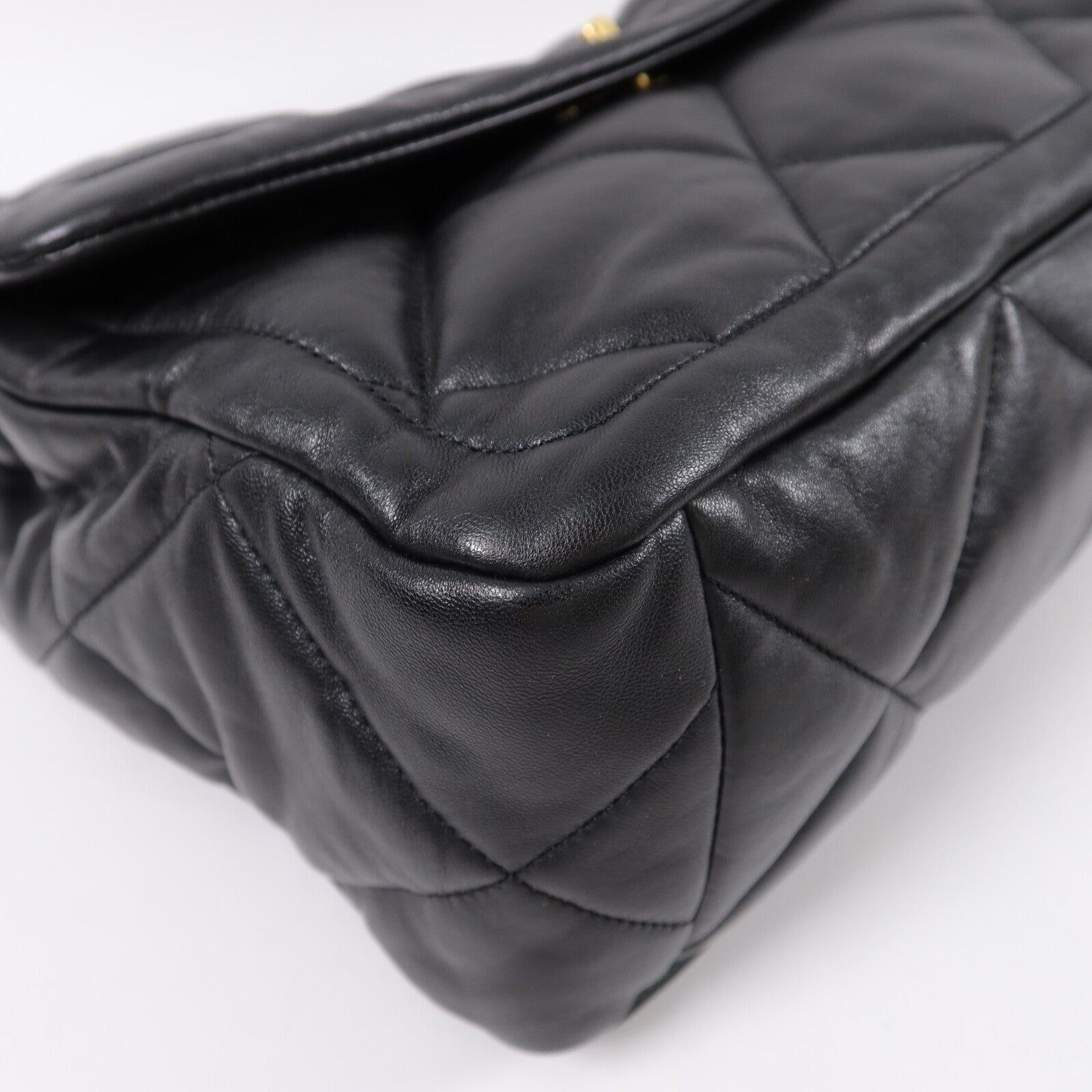 CHANEL 羊皮皮革25K Flap Bag Large鏈帶肩背袋