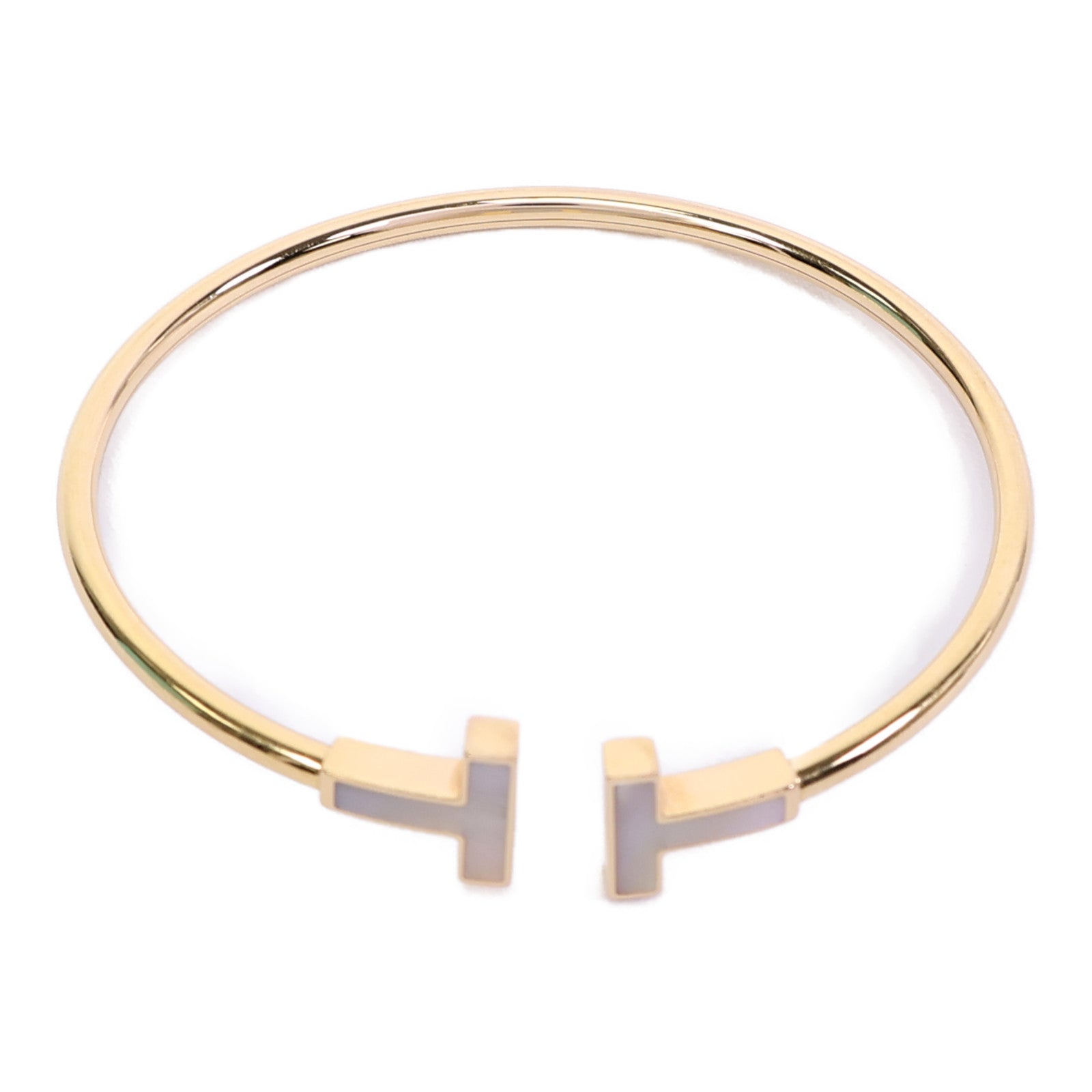 TIFFANY＆CO 18K黃金T Wire Bracelet手鐲
