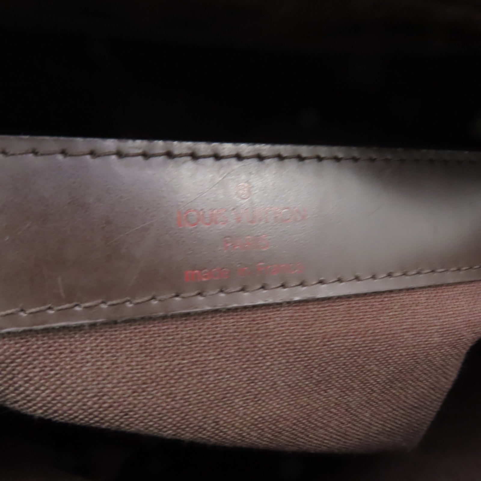 LOUIS VUITTON 【激減優惠】Damier Naviglio金扣肩背袋啡色