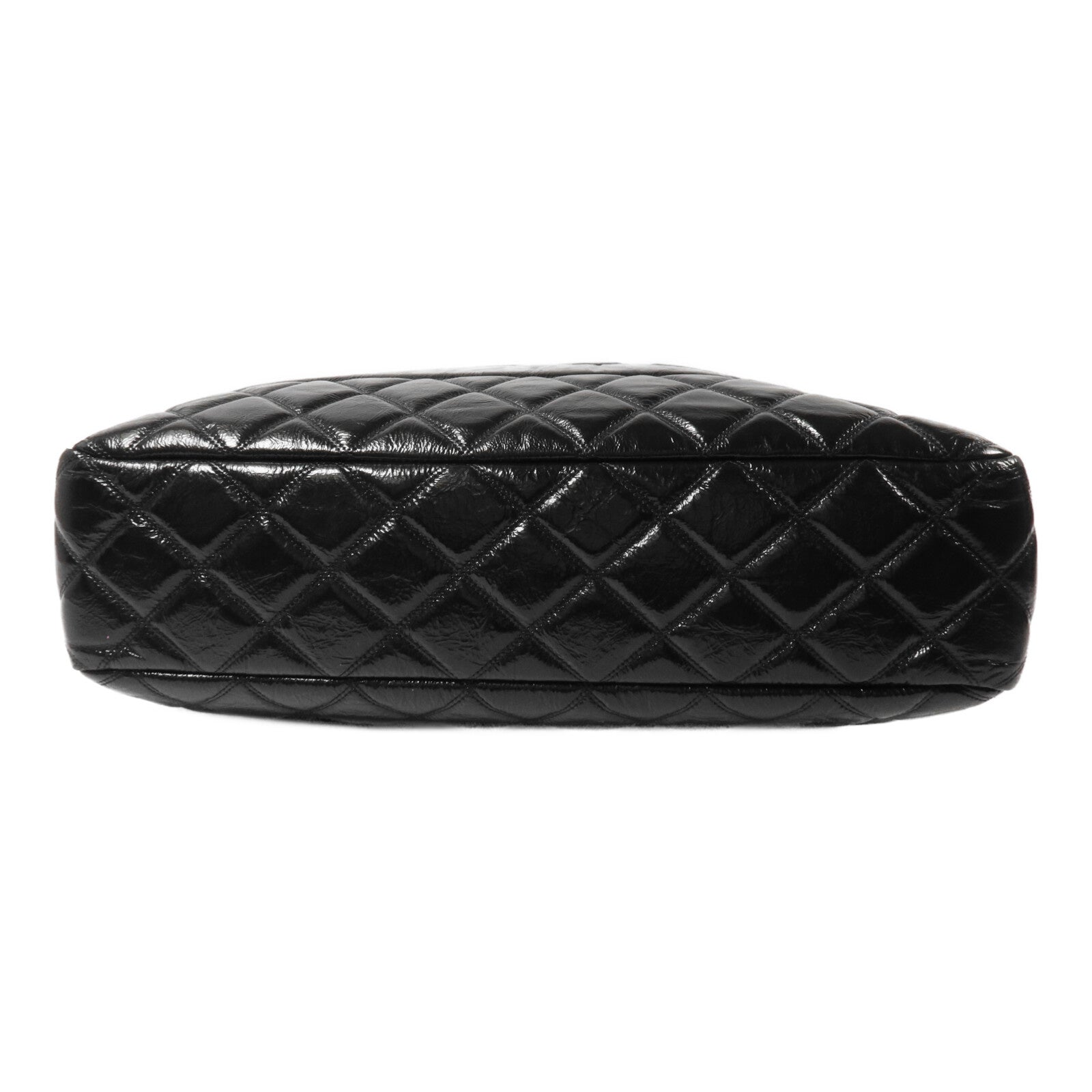 CHANEL 漆皮皮革Chain Shoulder鏈帶肩背袋