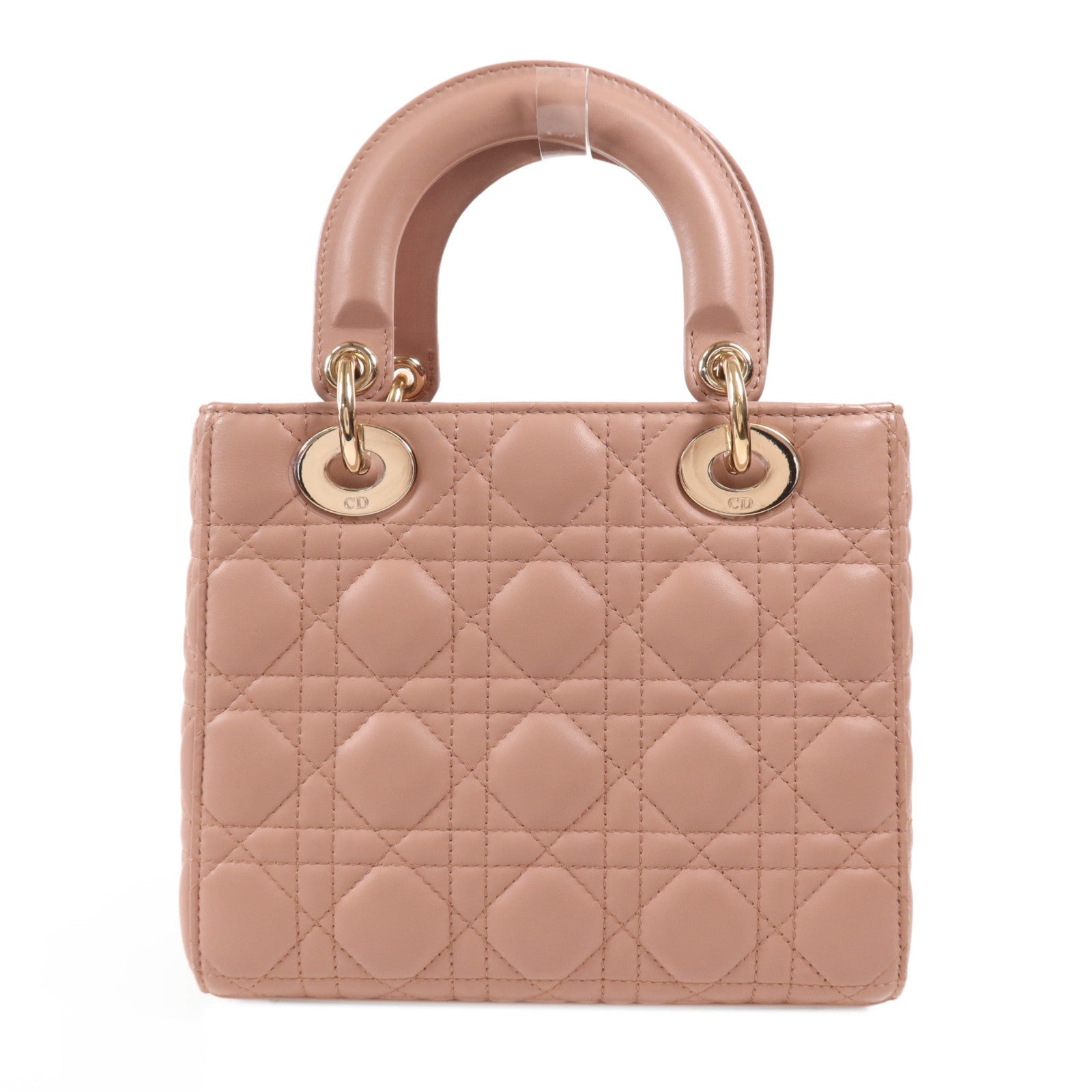 Dior 羊皮皮革Lady Dior My AbcDior金扣手挽肩背兩用袋