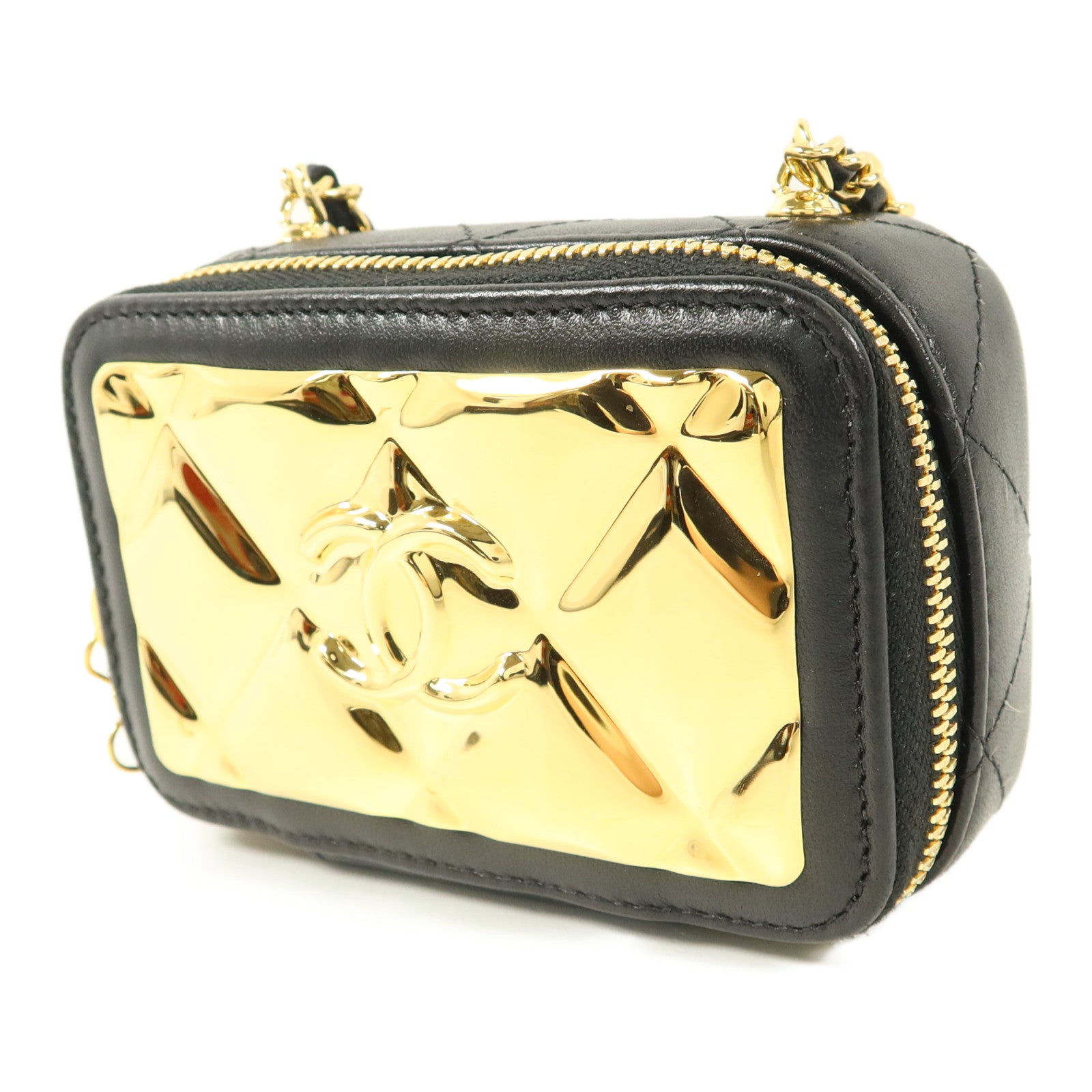 CHANEL 羊皮皮革Clutch with Chain肩背袋