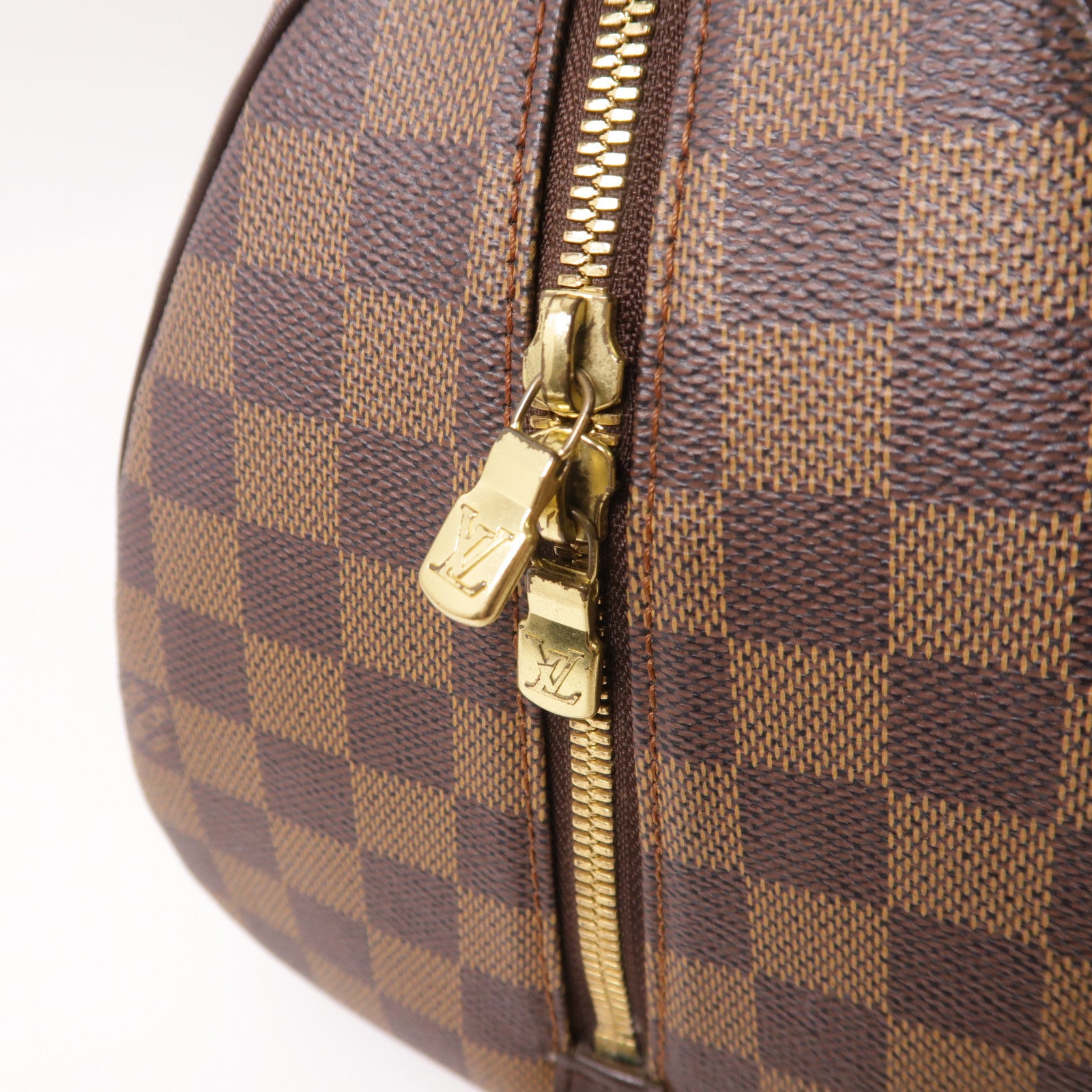 LOUIS VUITTON LV GHW Ribera MM Handbag N41434 Damier Ebene Brown