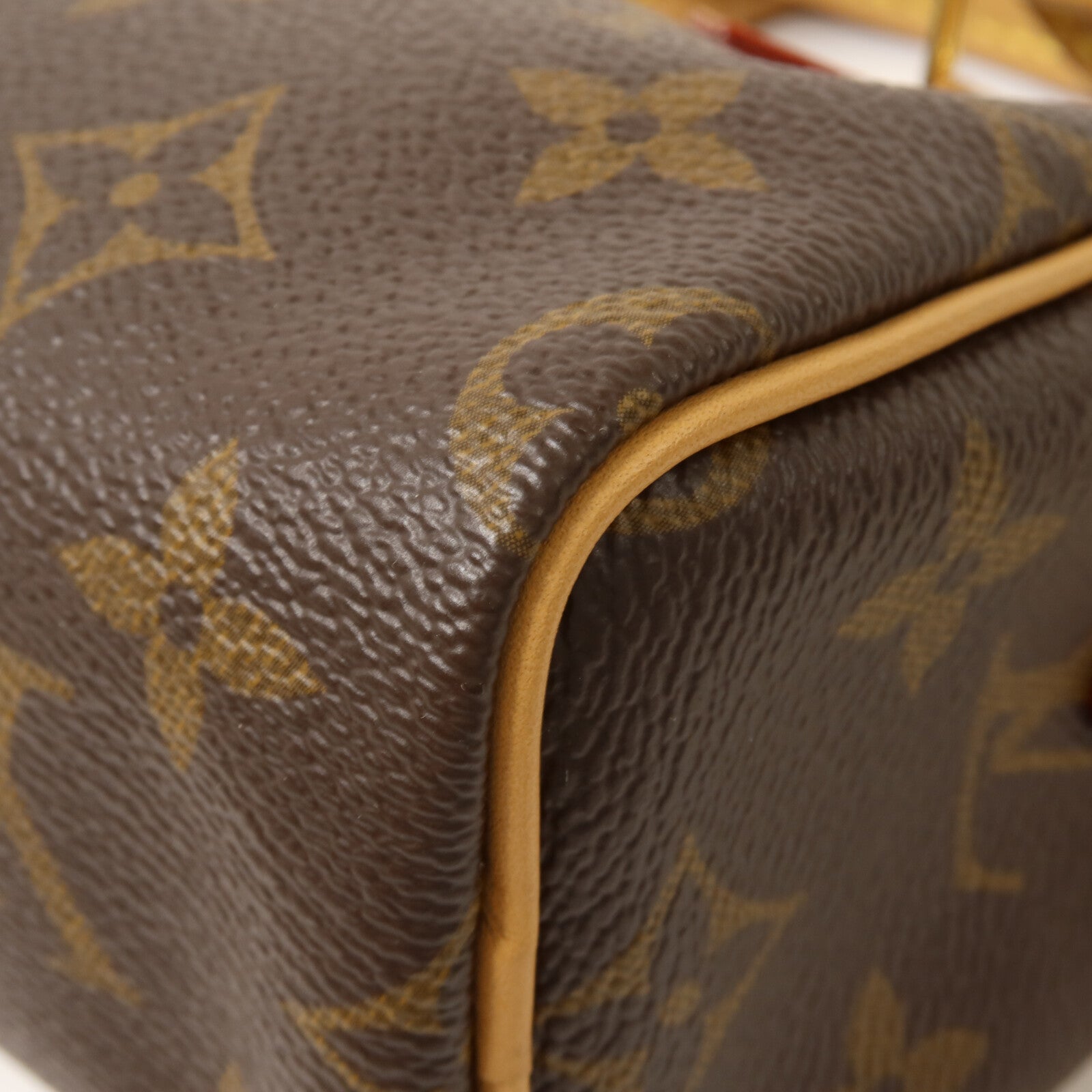 LOUIS VUITTON Monogram Nano Speedy手挽肩背兩用袋