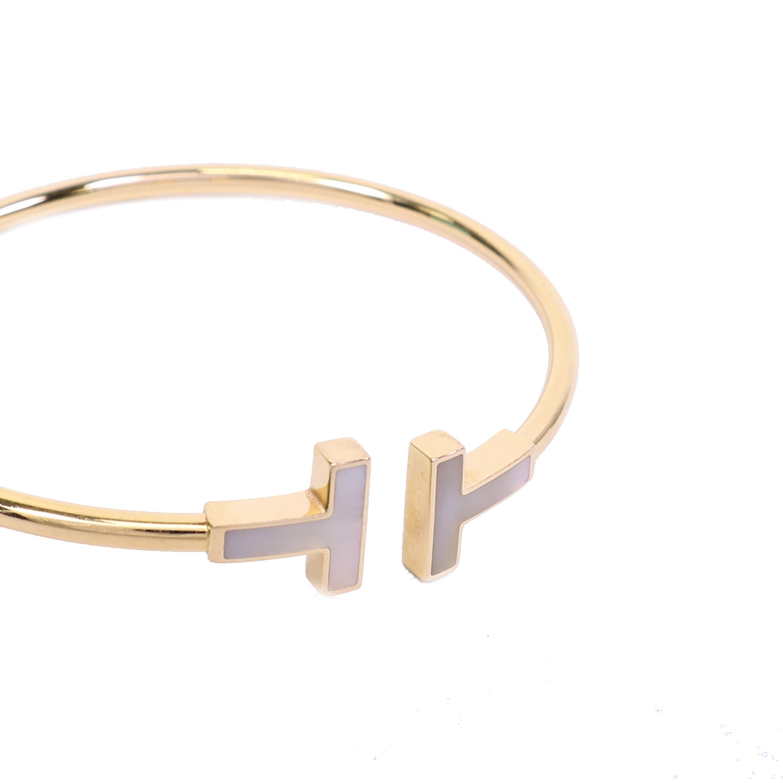 TIFFANY＆CO 18K黃金T Wire Bracelet手鐲