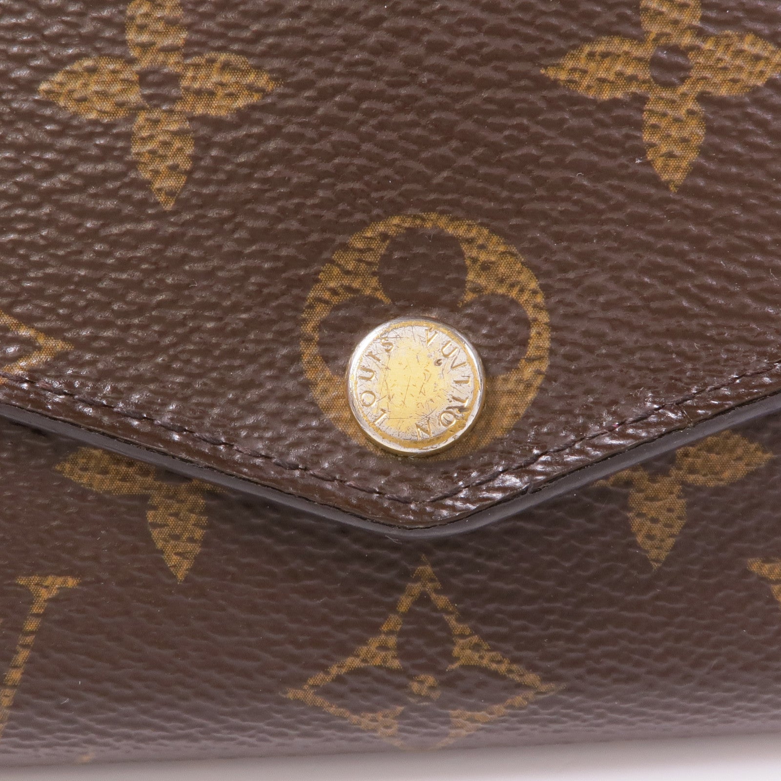 LOUIS VUITTON Monogram Long Wallet金扣長錢包