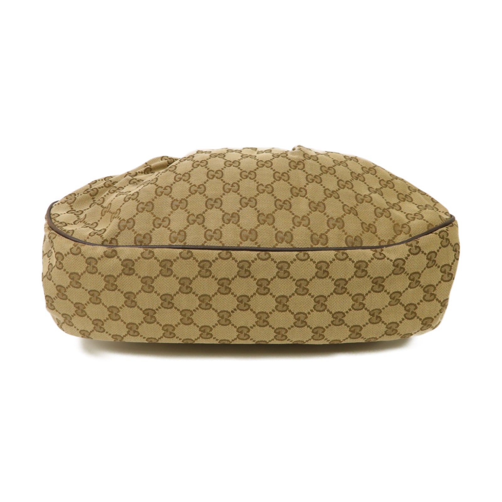 GUCCI 【激減優惠】帆布Shoulder Bag金扣肩背袋棕色