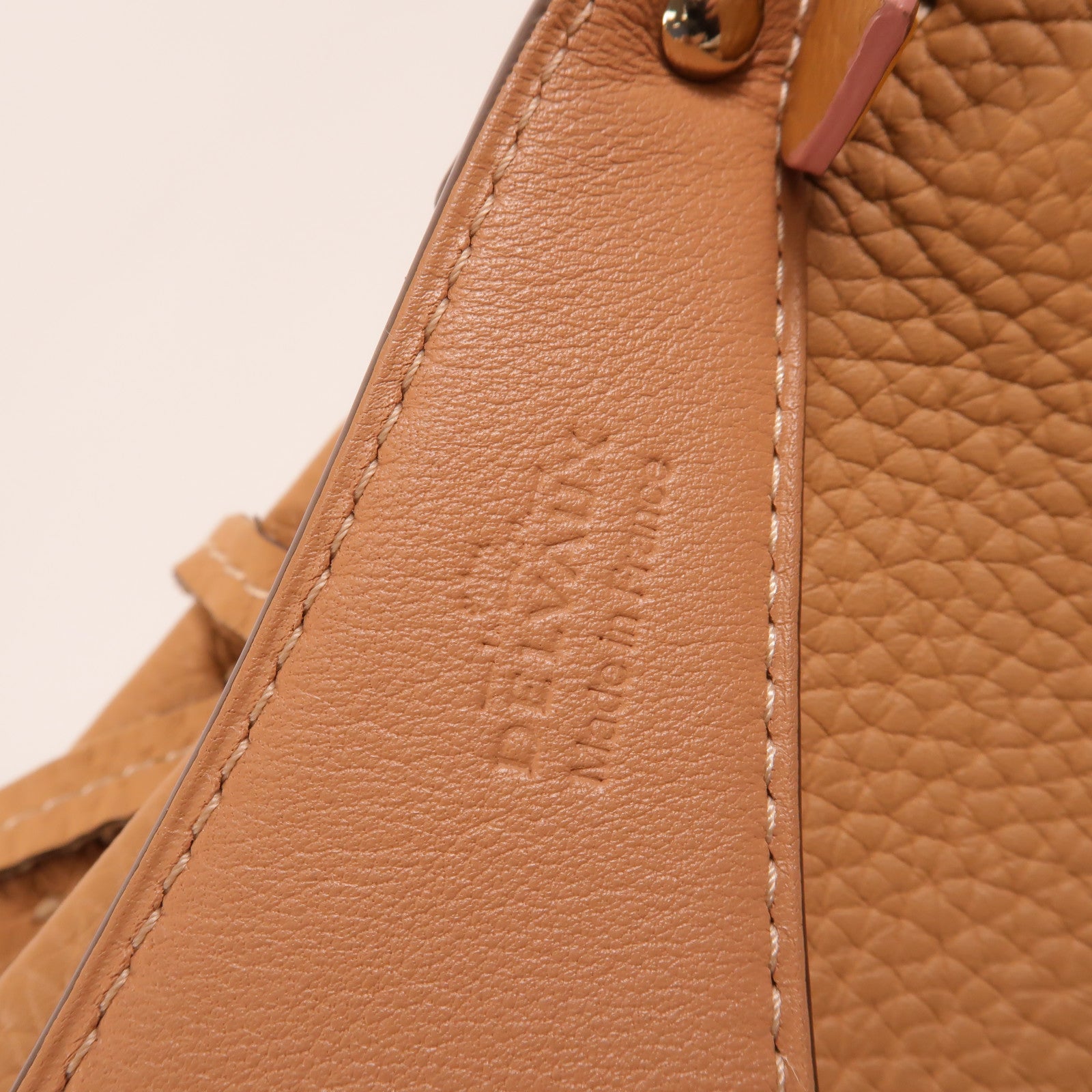 Delvaux 牛皮皮革Pin Mini Bucket手挽肩背兩用袋